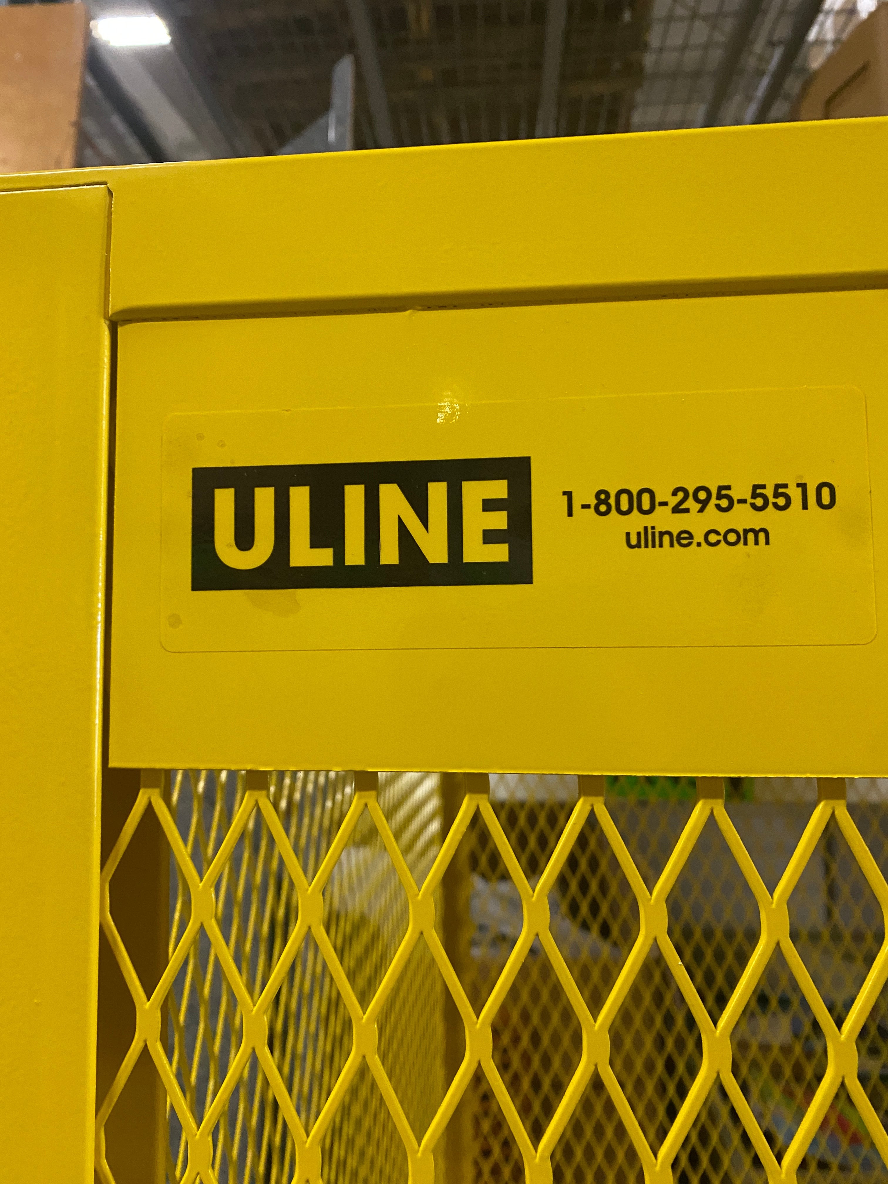 Uline 5-10 Vertical Cylinder Cabinet