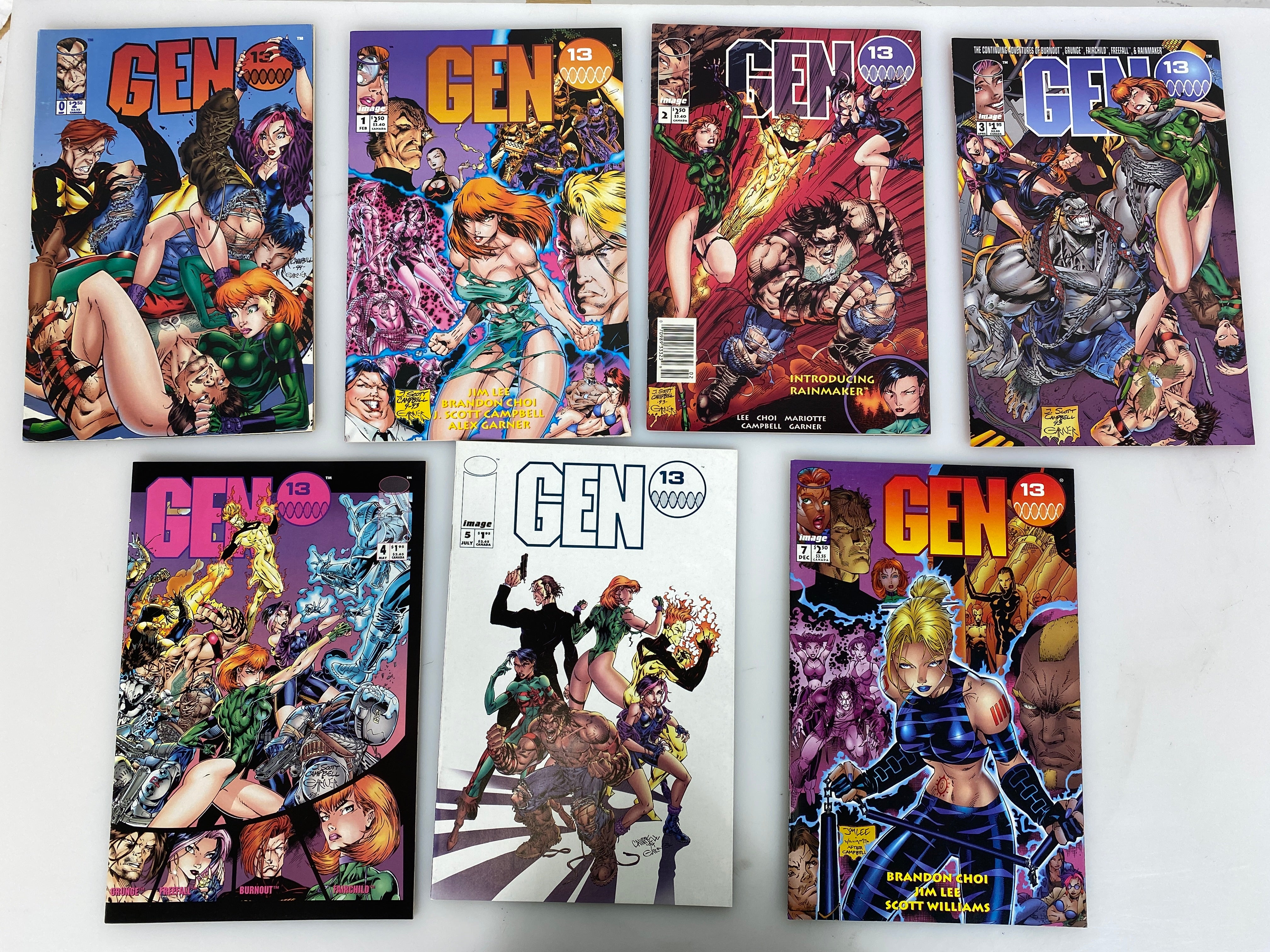 Lot of 13 Gen 13 Image Comics with Extras 1994-1998