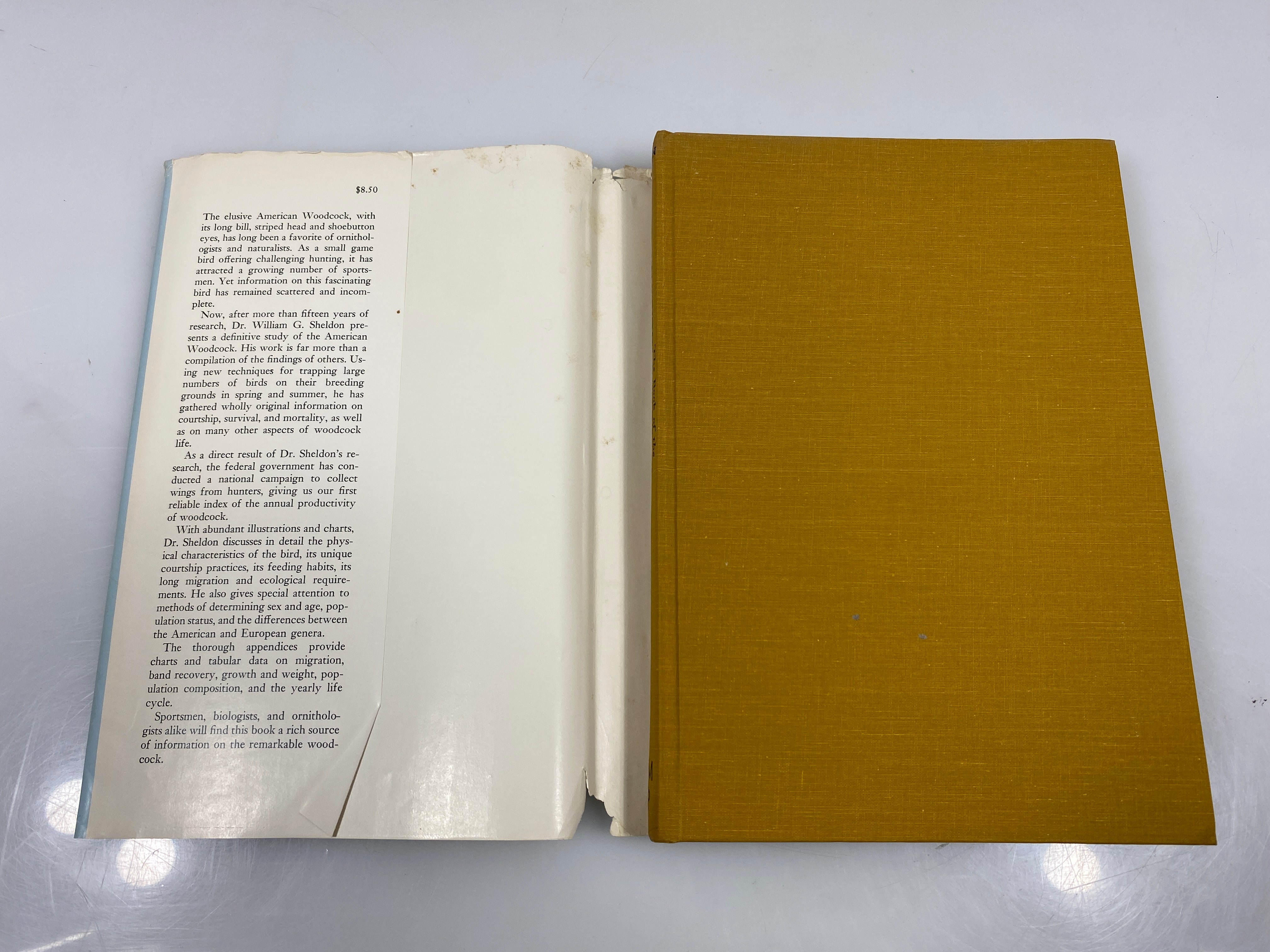 The Book of the American Woodcock by Sheldon 1967 HCDJ