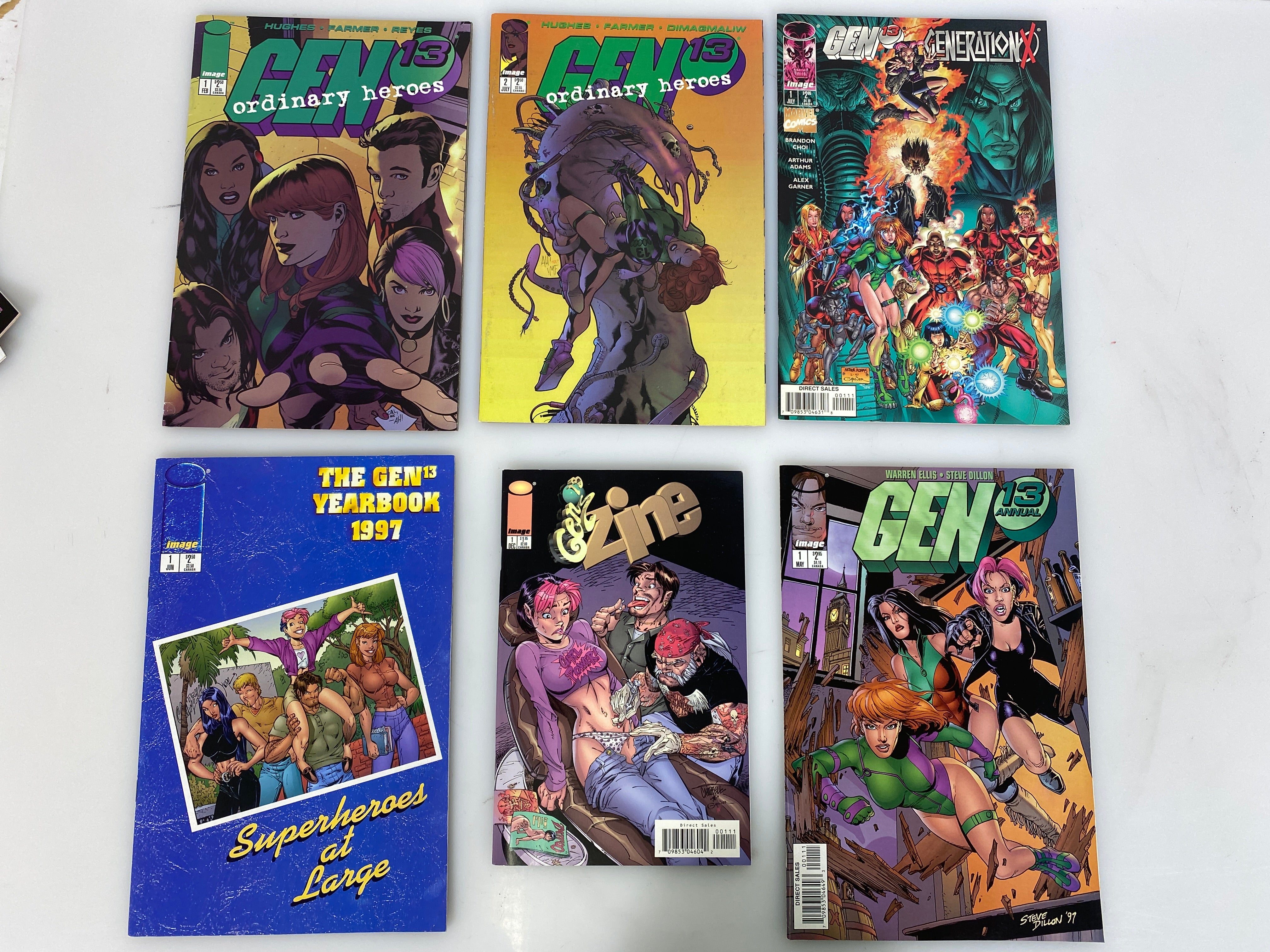 Lot of 13 Gen 13 Image Comics with Extras 1994-1998