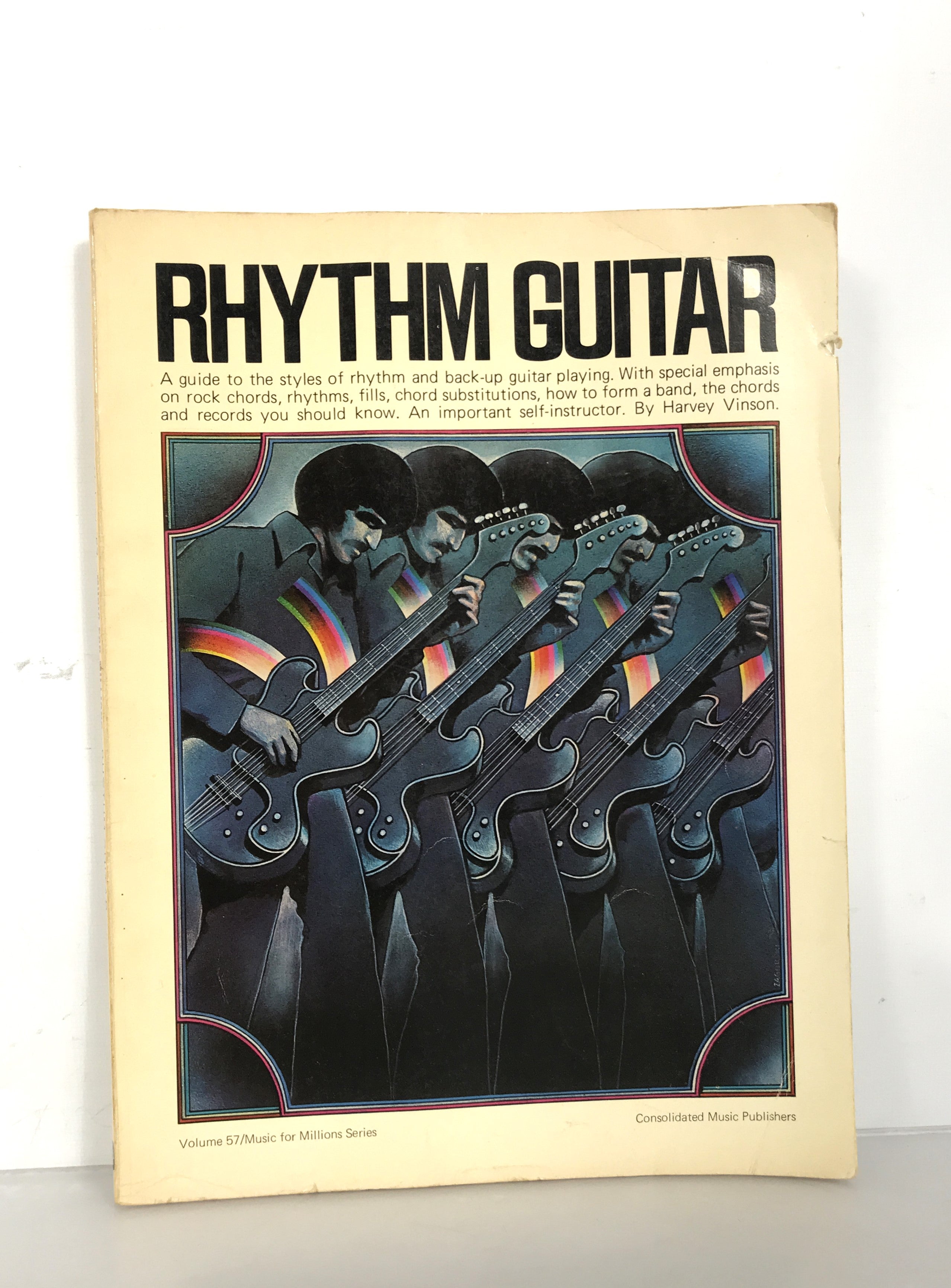 Lot of 3 Vintage Instructional Guitar Books by Grossman and Vinson 1969-1972 SC