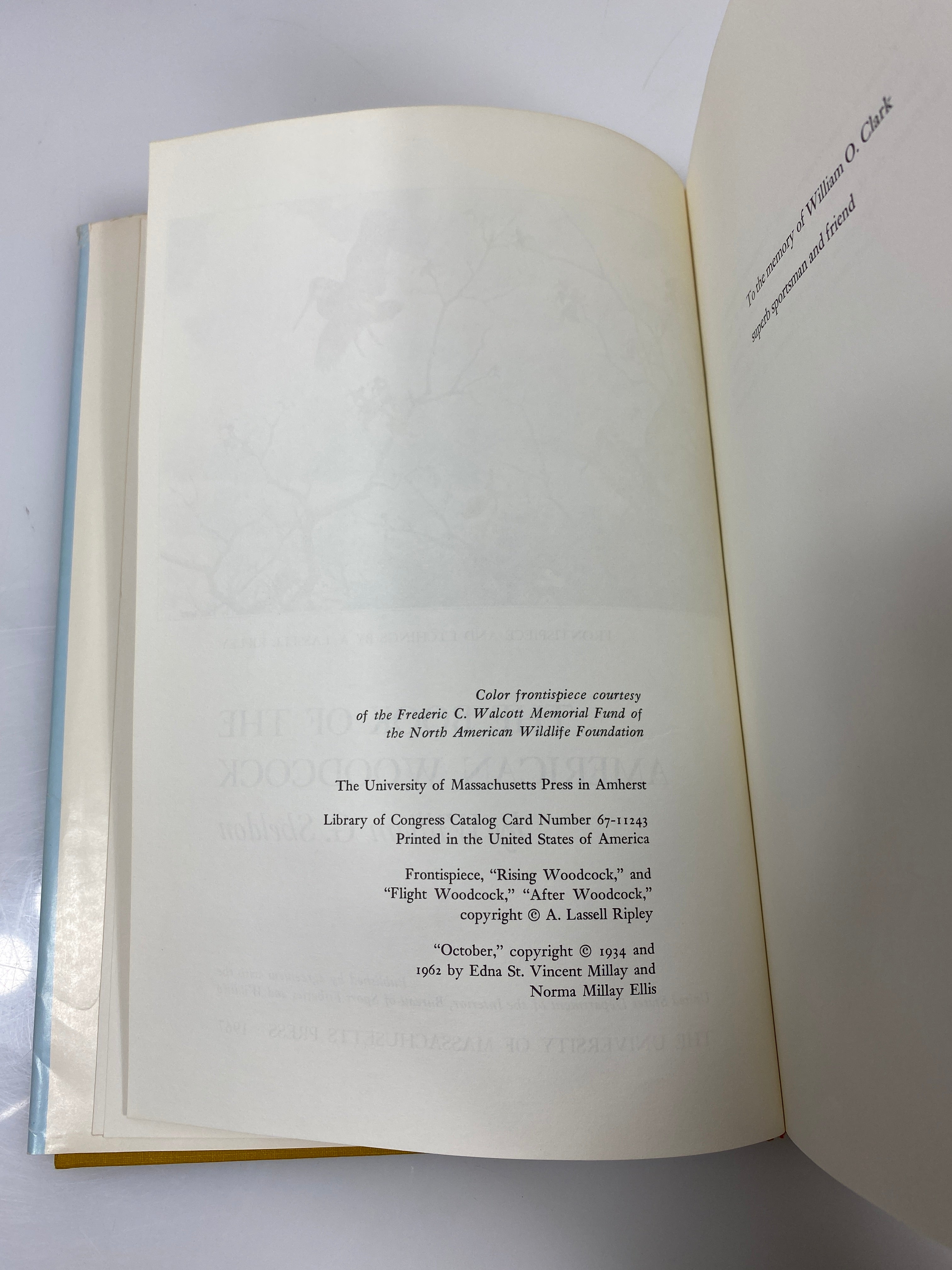 The Book of the American Woodcock by Sheldon 1967 HCDJ