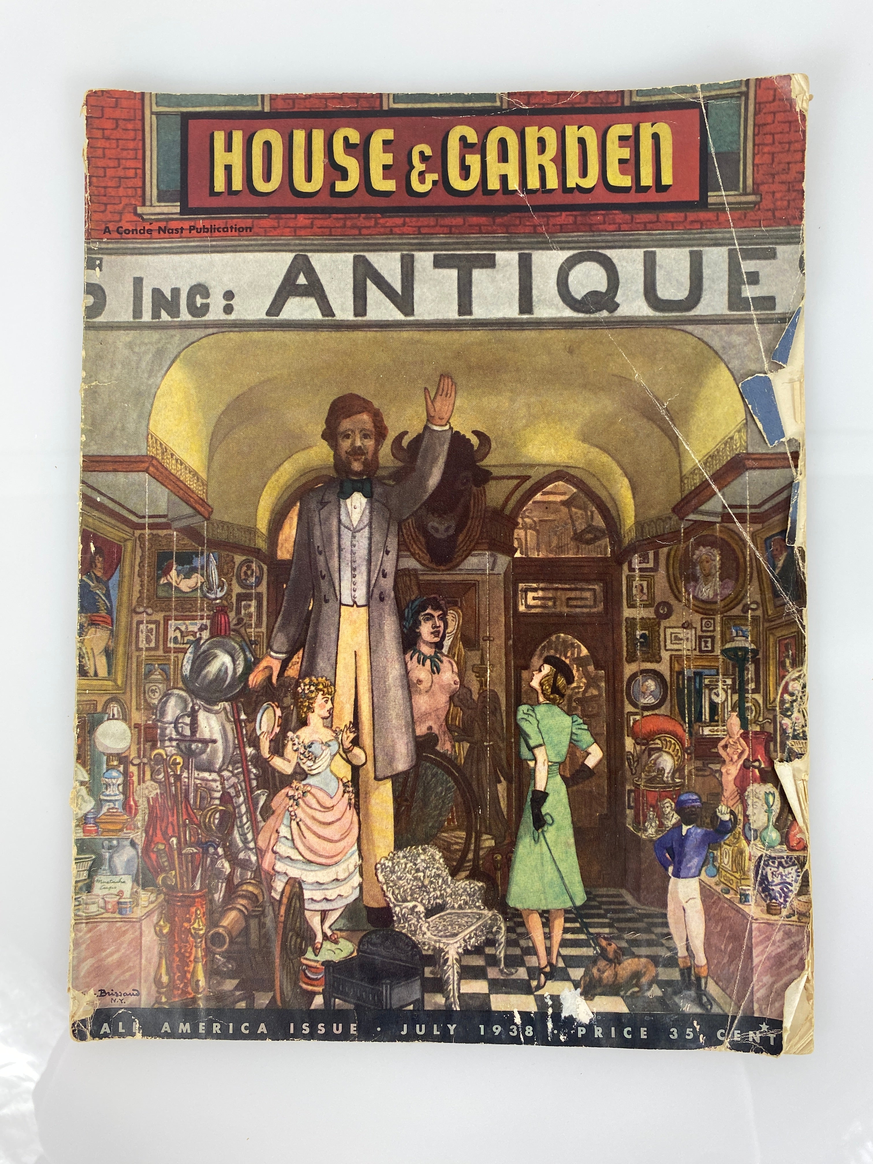 House and Garden All America Issue Vintage Magazine 1938
