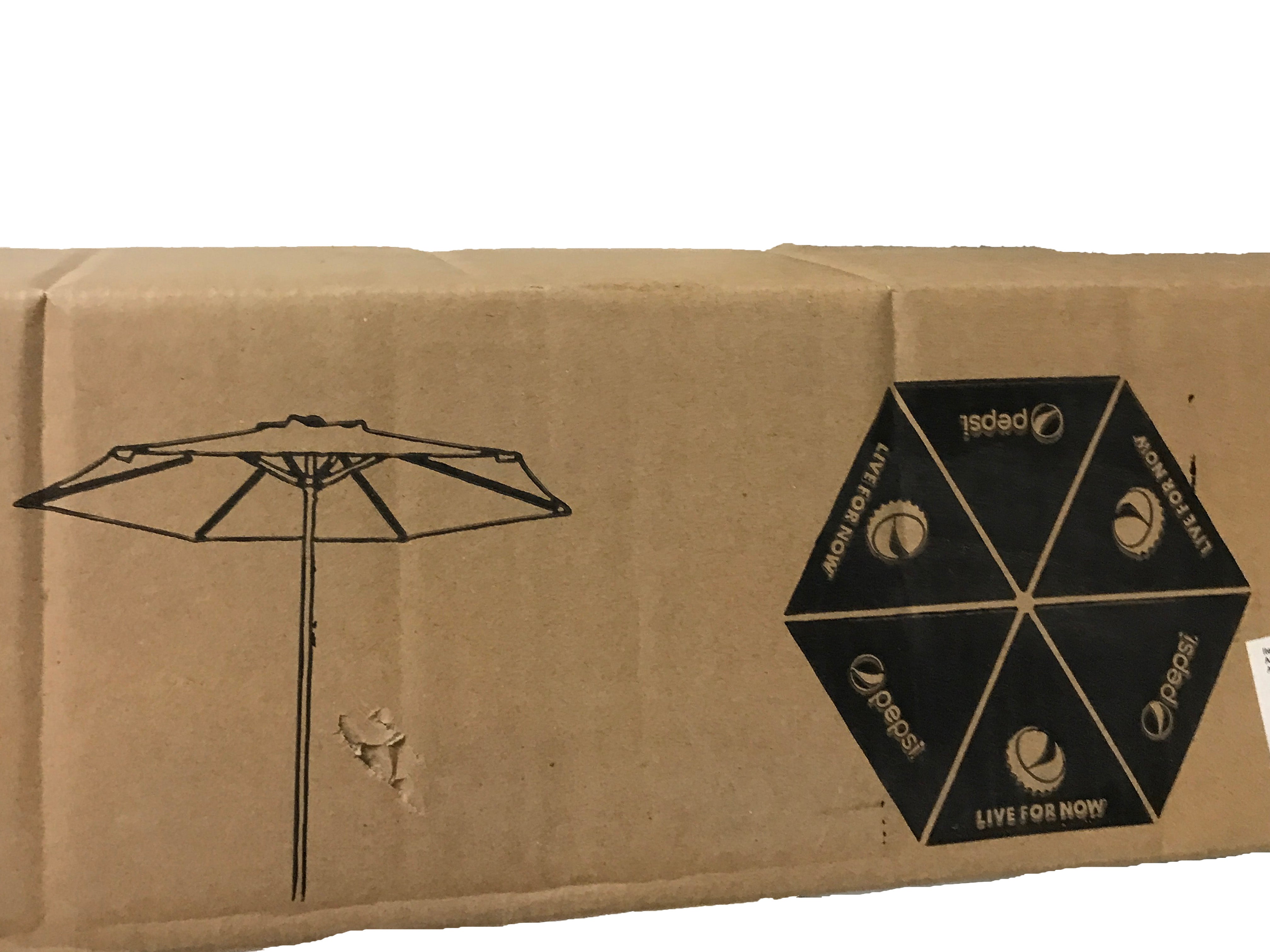 Pepsi 7.5 ft Steel Umbrella