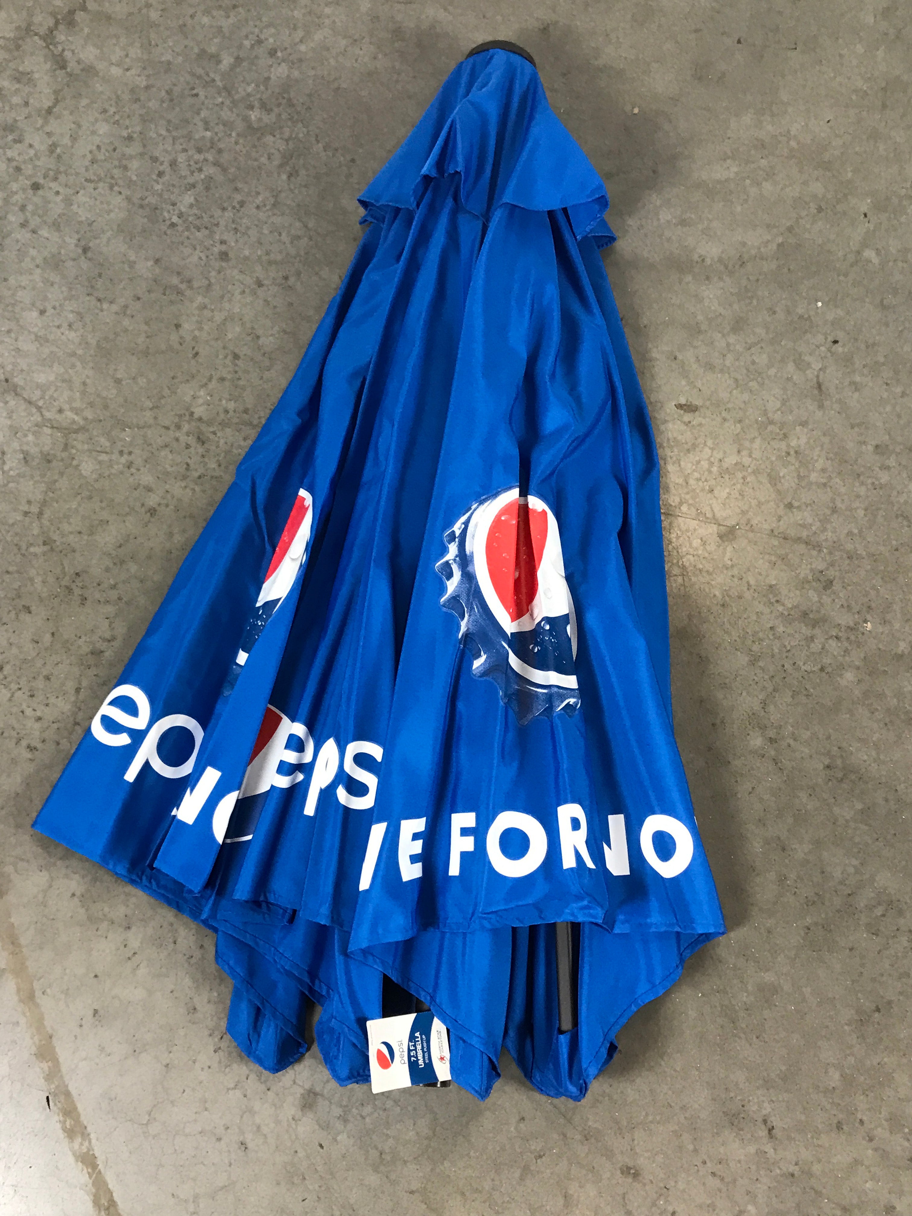 Pepsi 7.5 ft Steel Umbrella