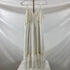 Vintage 1960s White Lacey Rayon Slip Size Unknown