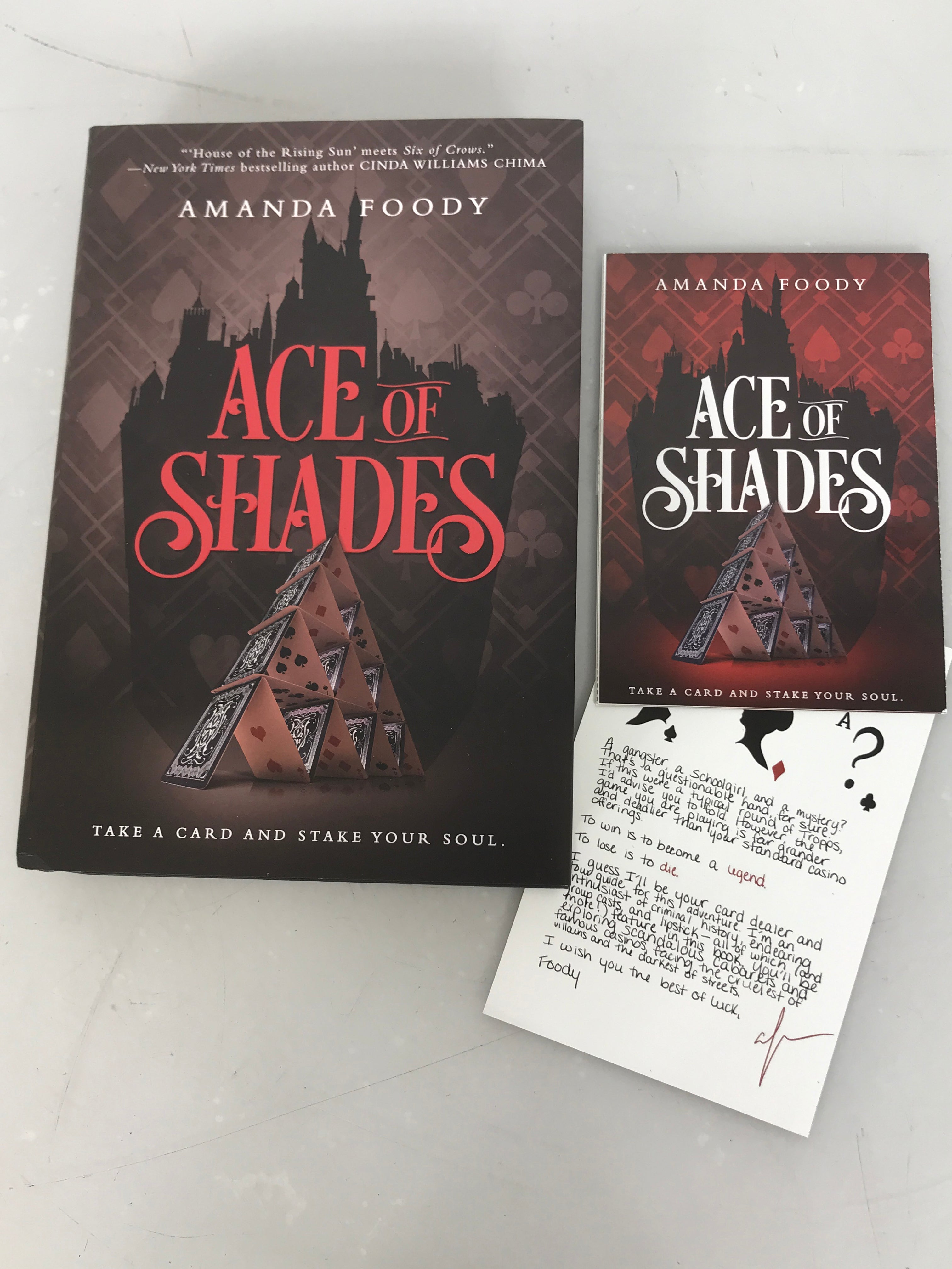 Ace of Shades by Amanda Foody Owl Crate Edition Signed by Author 2018