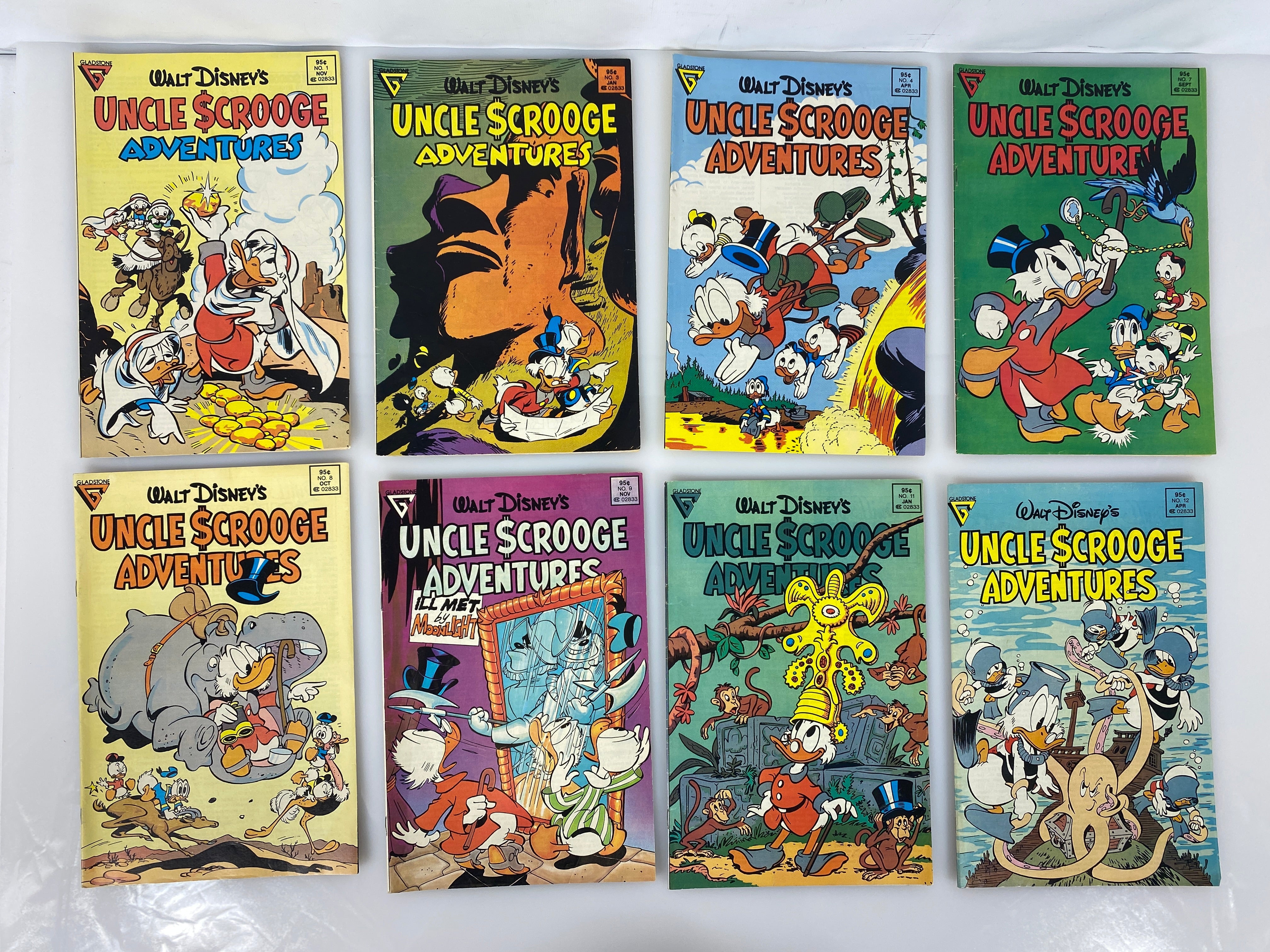 Lot of 18 Uncle Scrooge Adventures Gladstone Comics 1987-1997