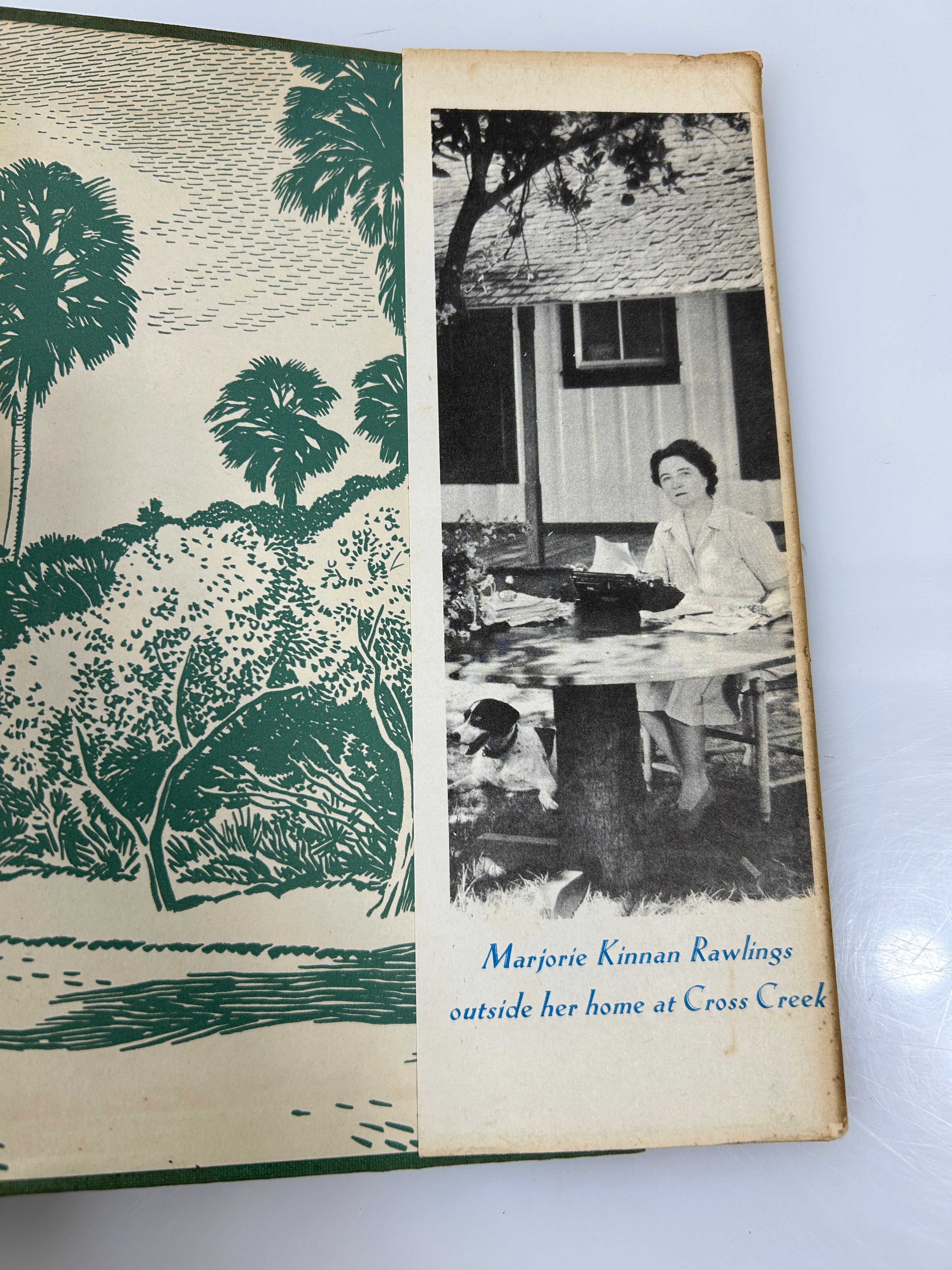 Cross Creek by Marjorie Kinnan Rawlings 1942 Vintage BCE HC DJ
