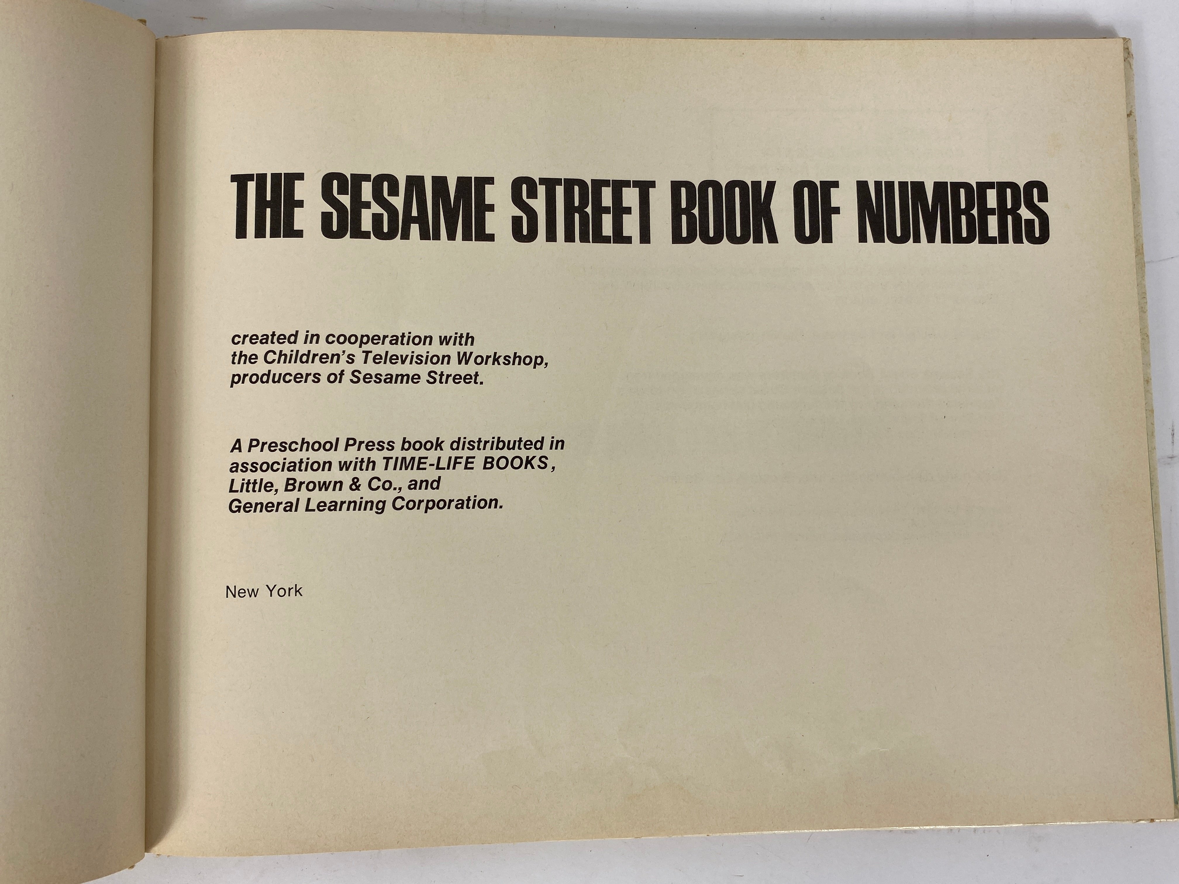 Sesame Street Book Shapes Letters People Things Numbers Puzzlers 1970 Lot 5 Vtg