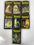 Lot of 7 Vintage Classic Sci Fi Paperbacks Tarzan Burroughs 1975-1976