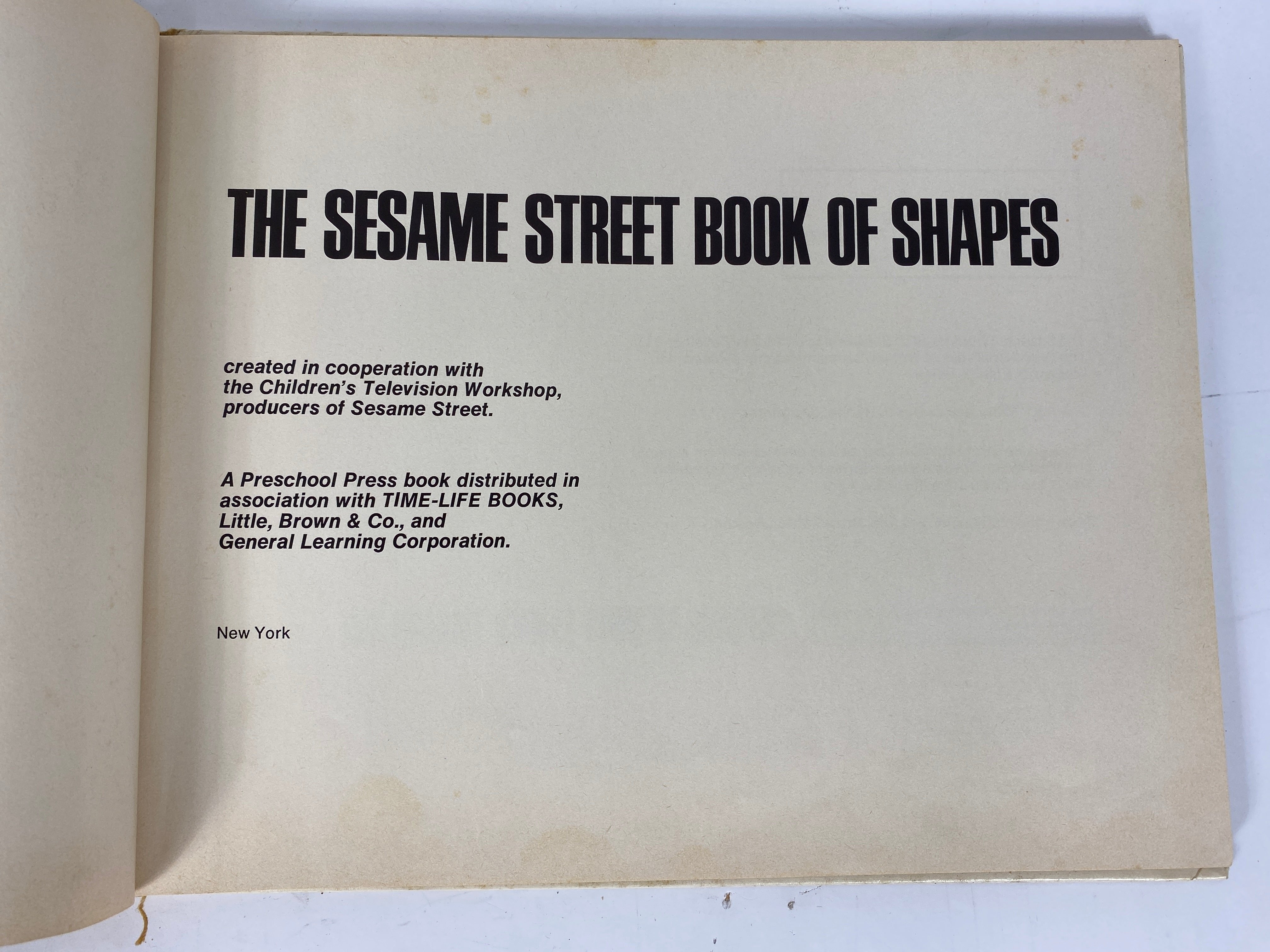 Sesame Street Book Shapes Letters People Things Numbers Puzzlers 1970 Lot 5 Vtg