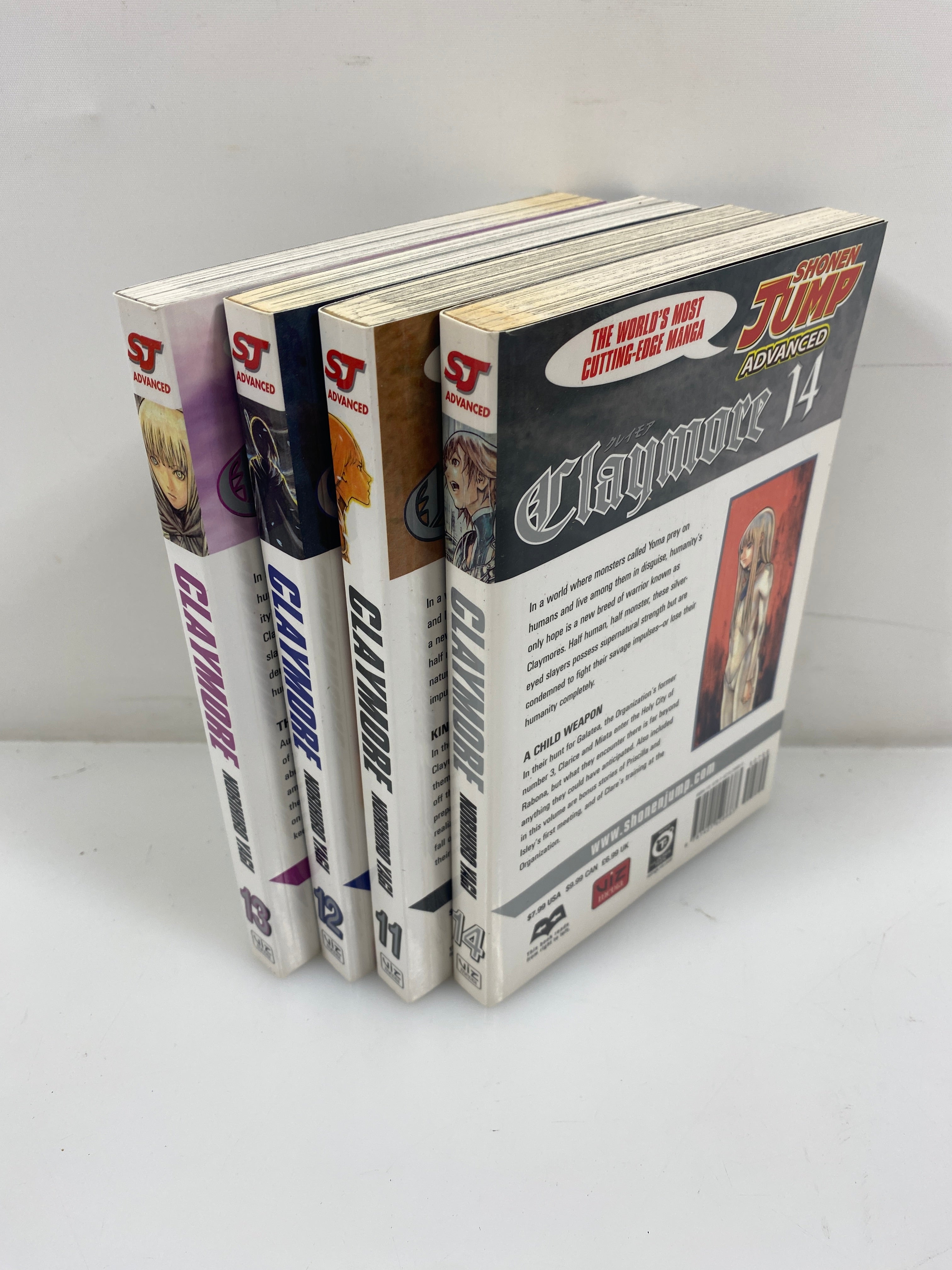 Lot of 4 Claymore Manga 11-14 2010-2011