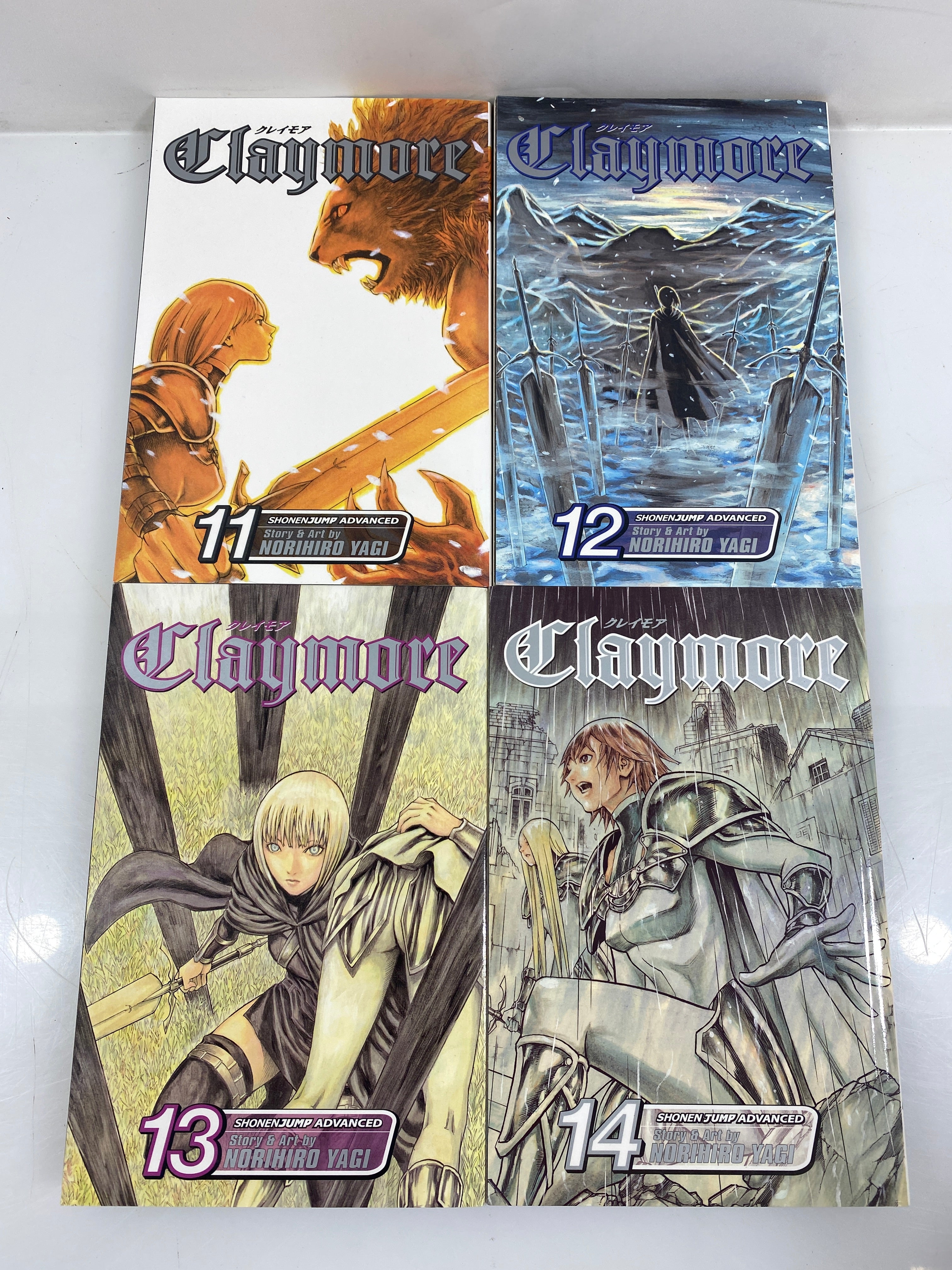 Lot of 4 Claymore Manga 11-14 2010-2011
