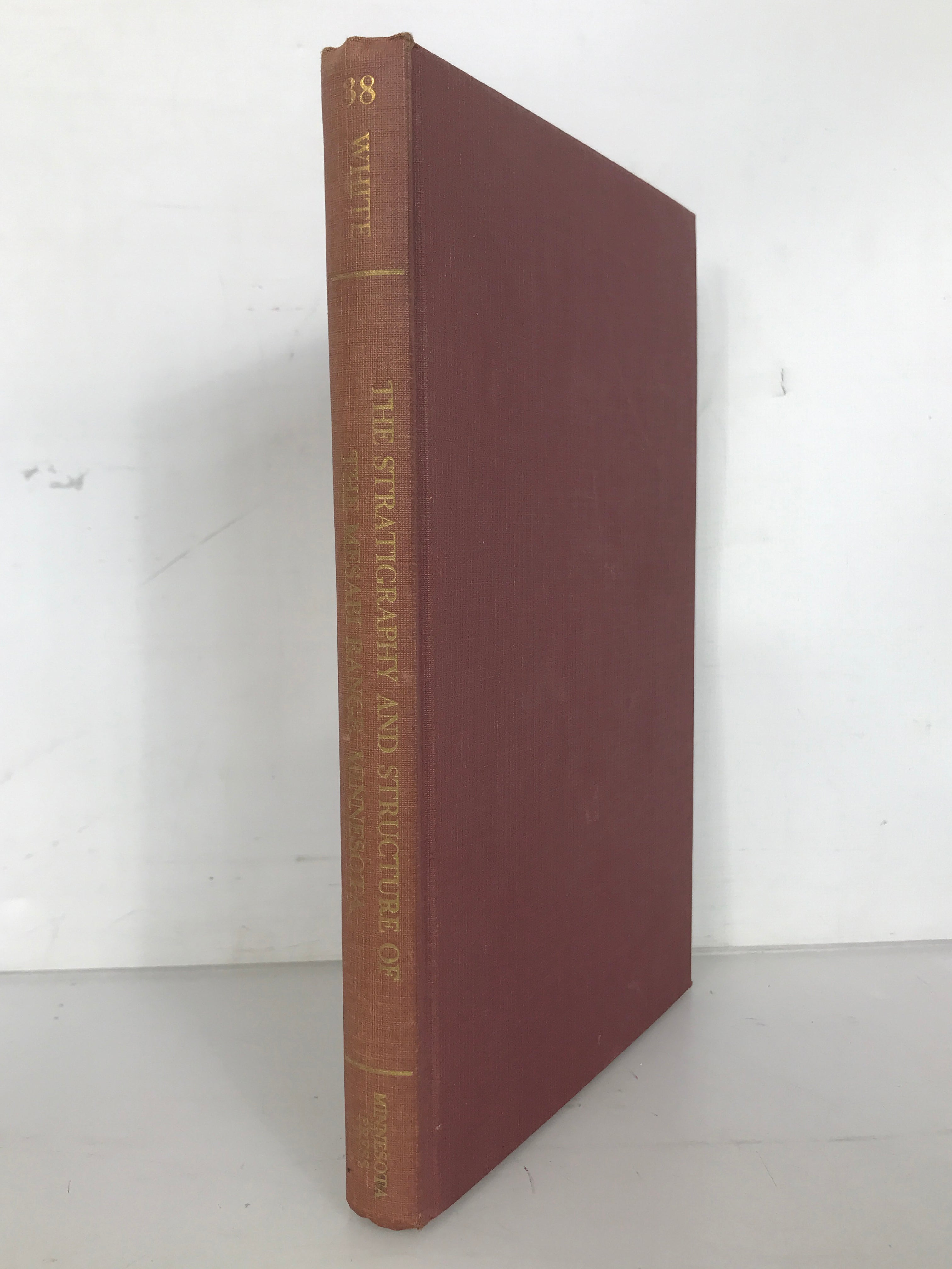 Minnesota Geological Survey Bulletin 38: The Stratigraphy and Structure of the Mesabi Range by David A. White 1954 HC