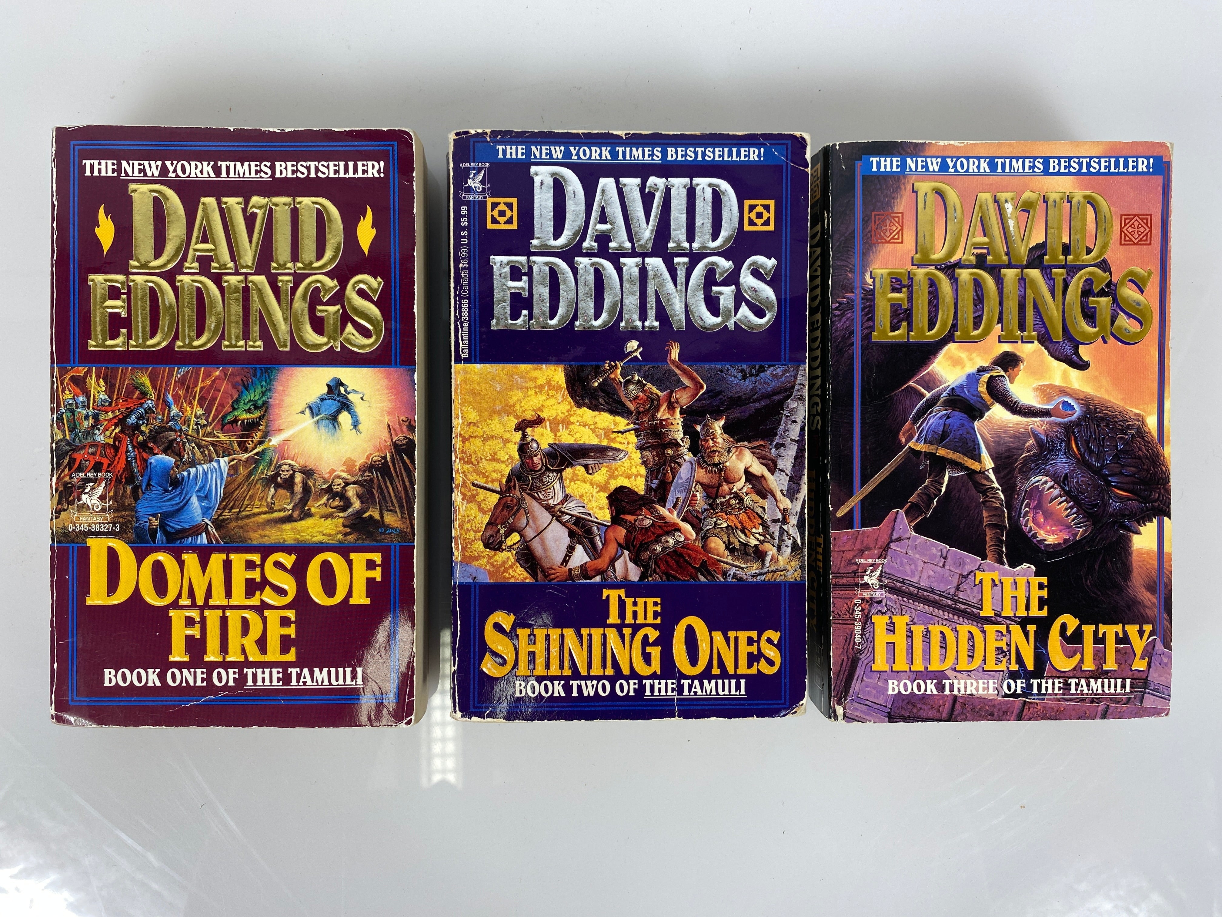 Lot of 3 David Eddings Tamuli Trilogy SC 1993-1994