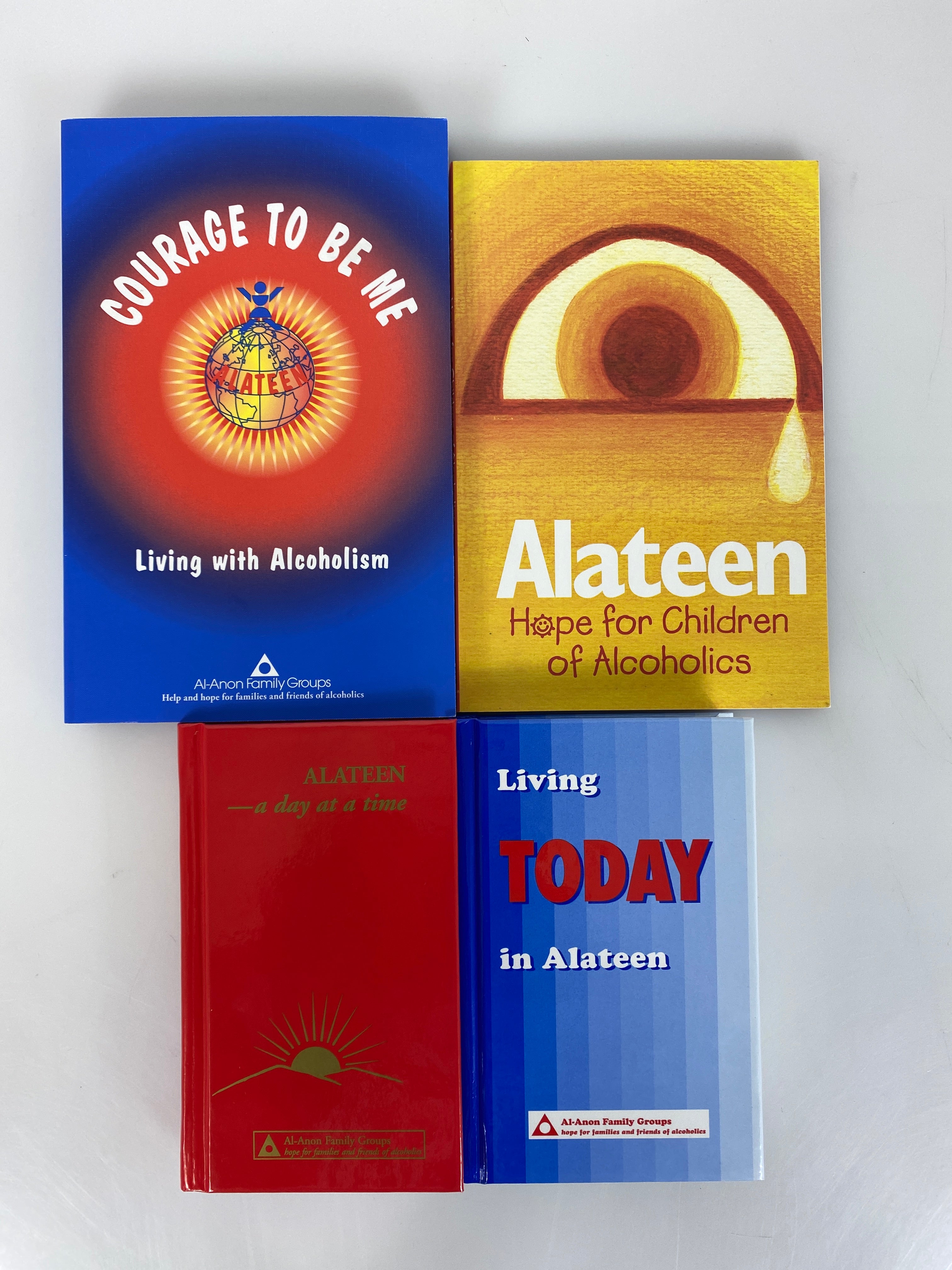 4 Al-Anon Family Groups Books Alateen/Courage to be Me/A Day at a Time 1983-2003