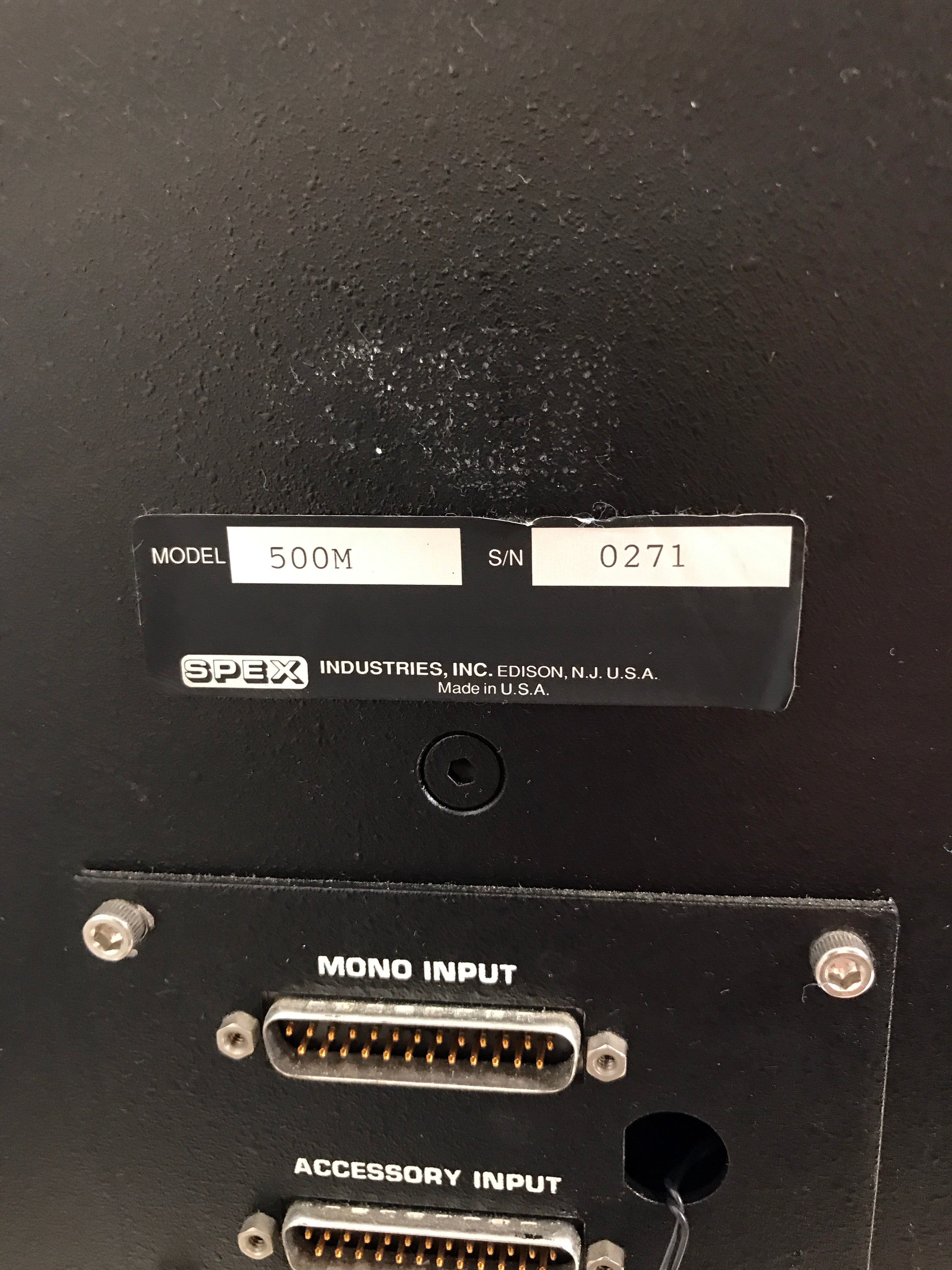 Spex 500M Monochromator Spectrometer with Spex 1000LF Controller