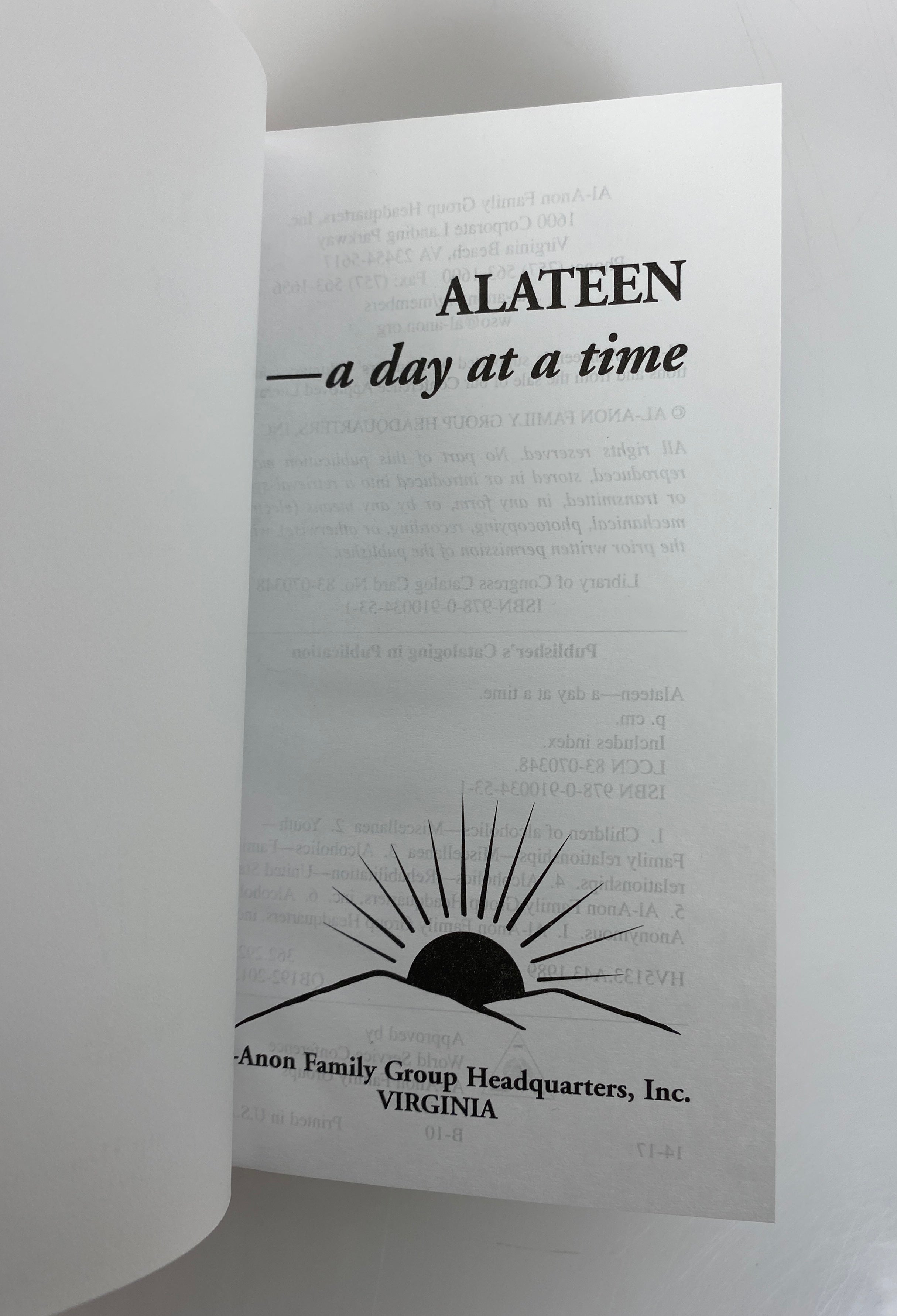 4 Al-Anon Family Groups Books Alateen/Courage to be Me/A Day at a Time 1983-2003