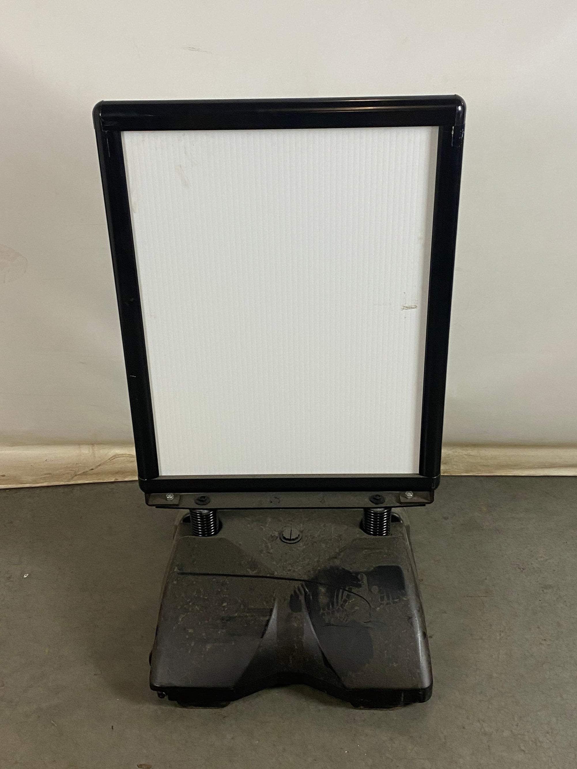 MDI Weighted Free Standing Plastic Sign Holder