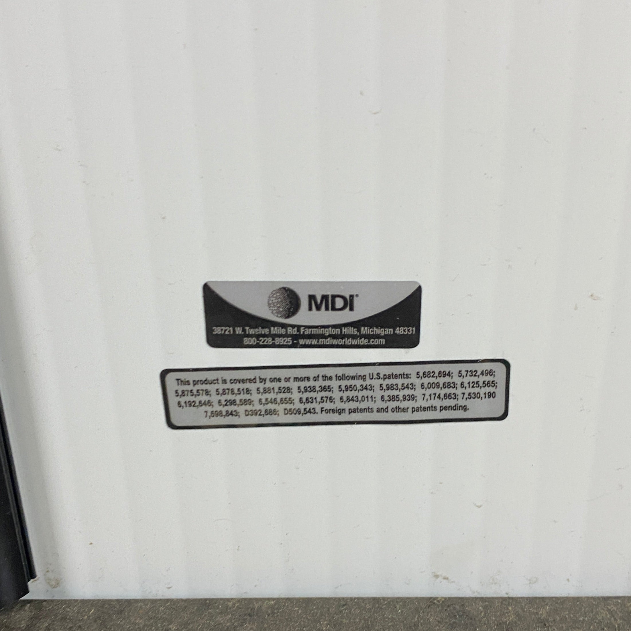 MDI Weighted Free Standing Plastic Sign Holder