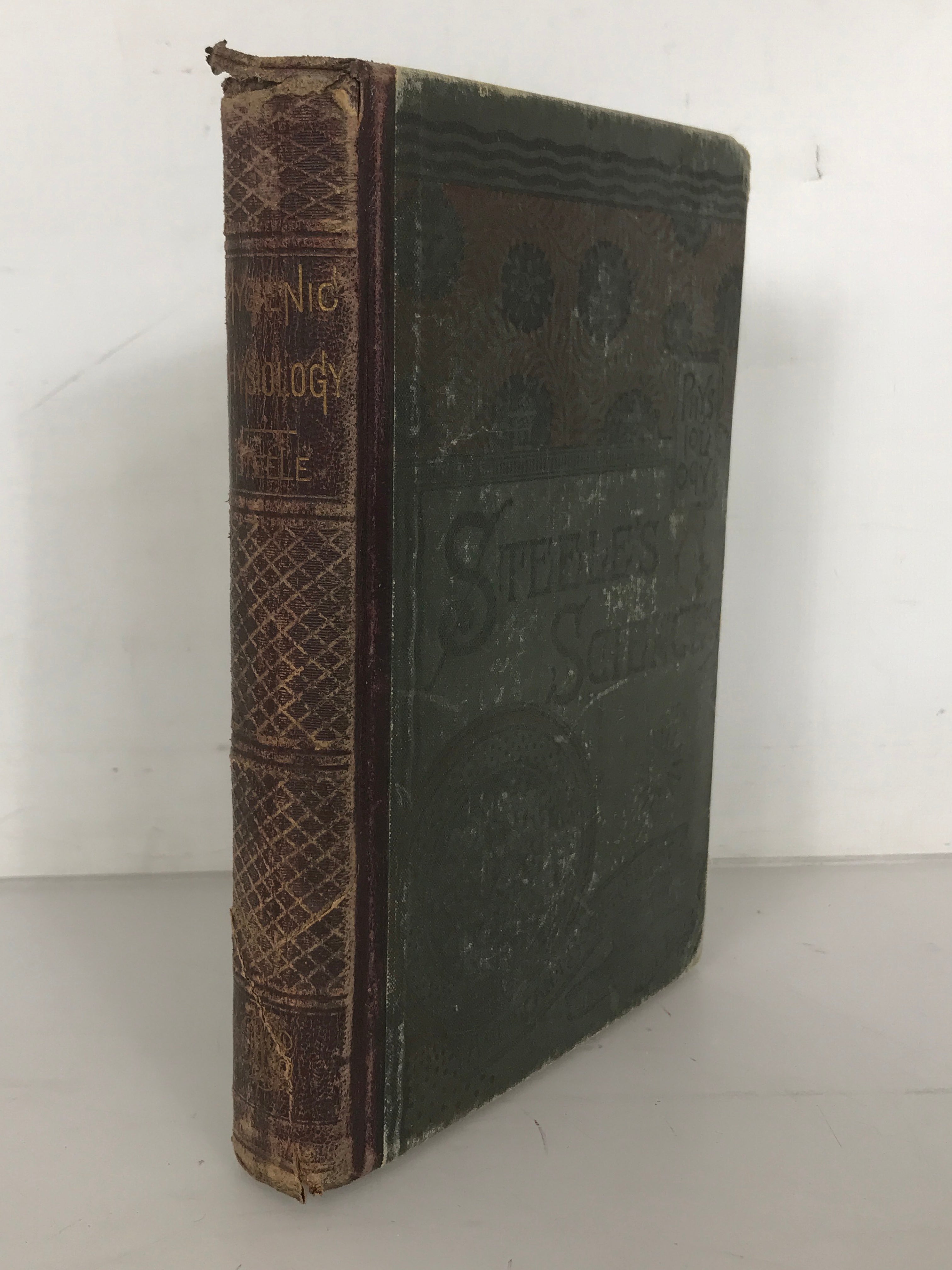 Steele's Sciences Hygienic Physiology by Joel Dorman Steele 1888 HC