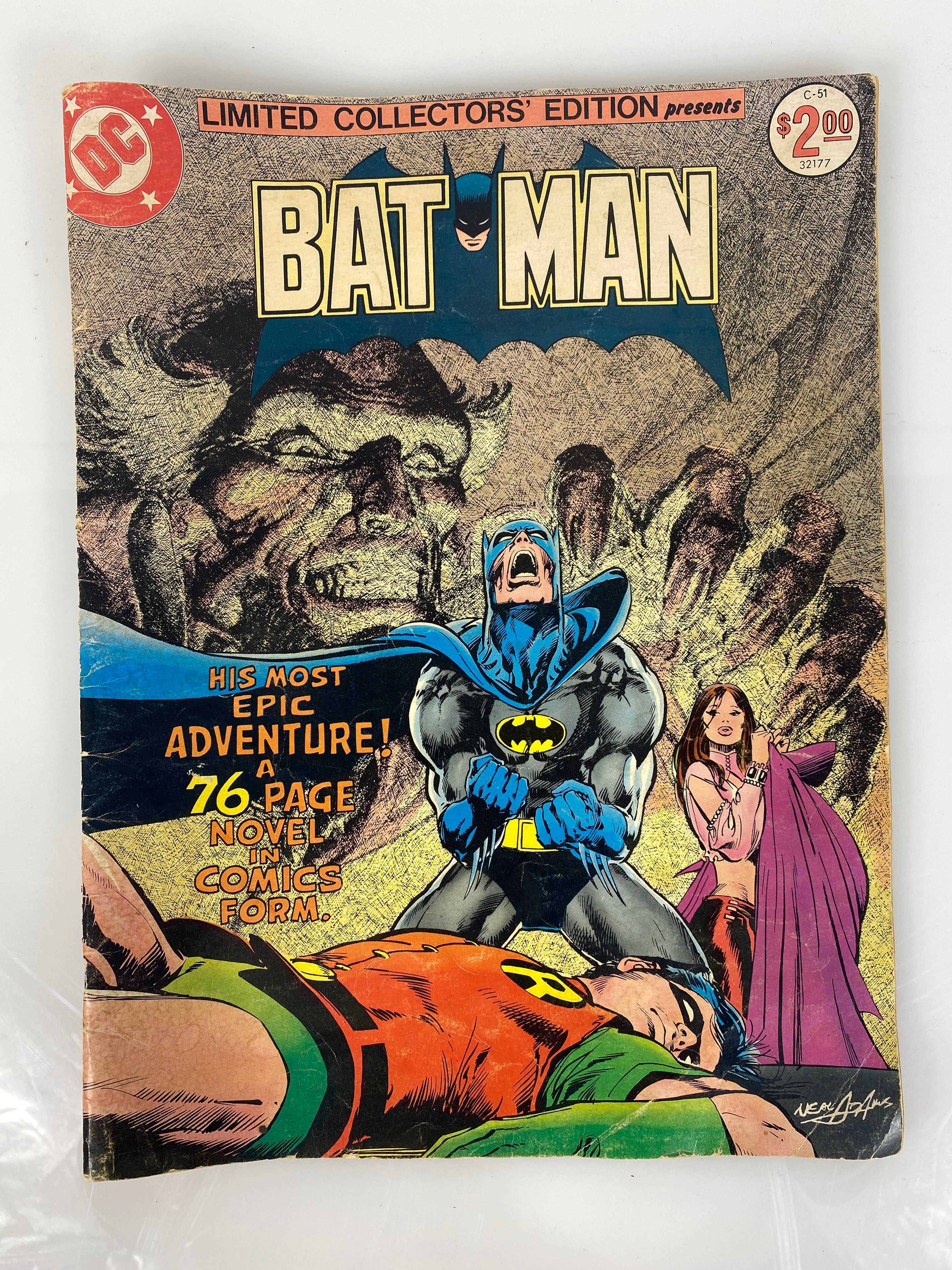 Batman DC Treasury Edition C-51 1977 Oversize Comic