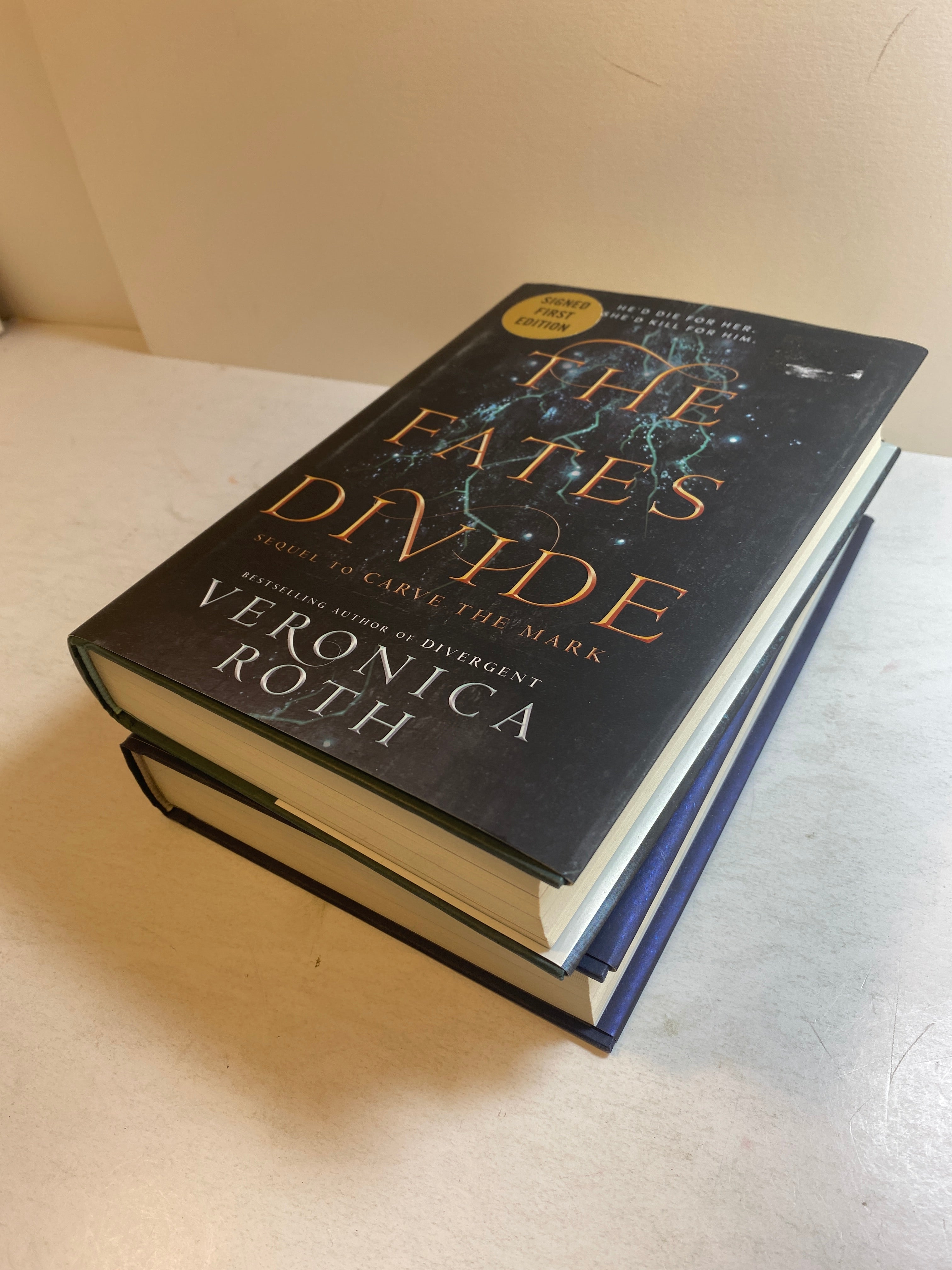 Lot of 2 Veronica Roth Carve the Mark Books 2017-2018 *Signed*