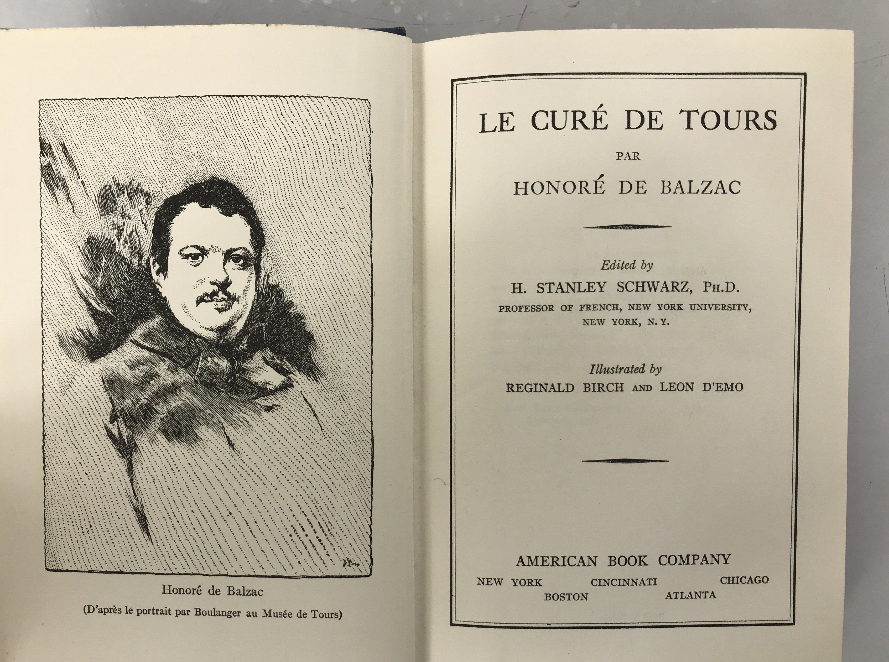 Lot of 2 Honore de Balzac Le Cure de Tours and Droll Stories HC