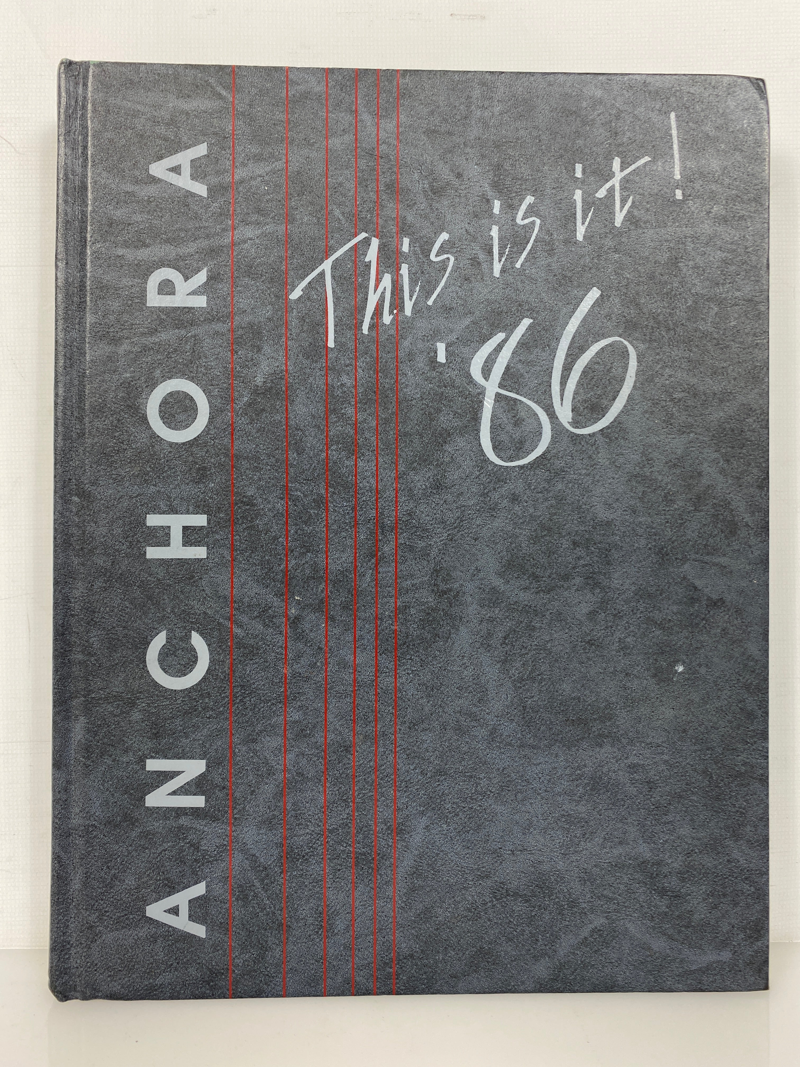 1986 Mason High School Yearbook "Anchora" Mason Michigan HC