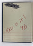 1986 Mason High School Yearbook "Anchora" Mason Michigan HC