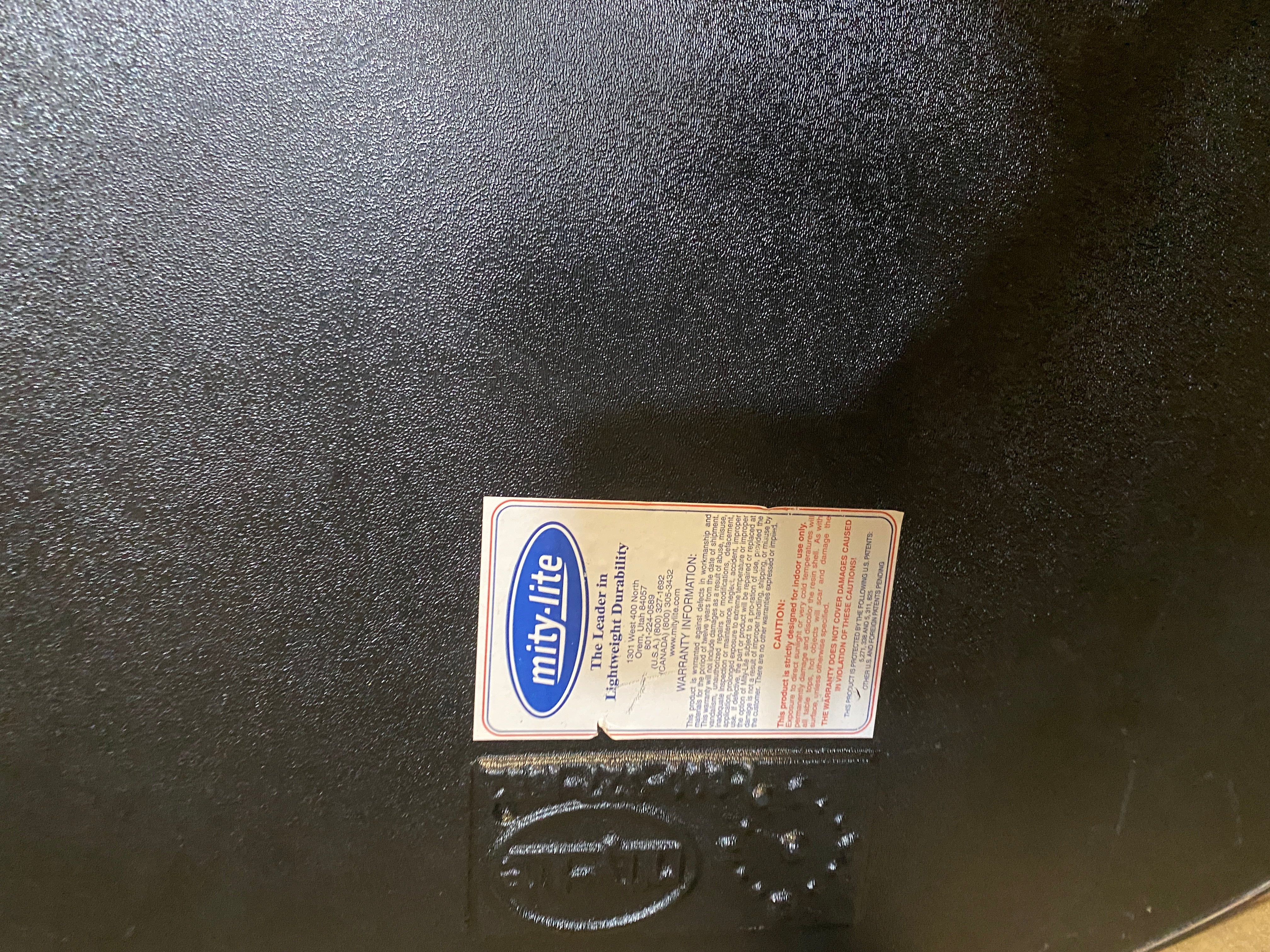 Mity-Lite High Top Round Table