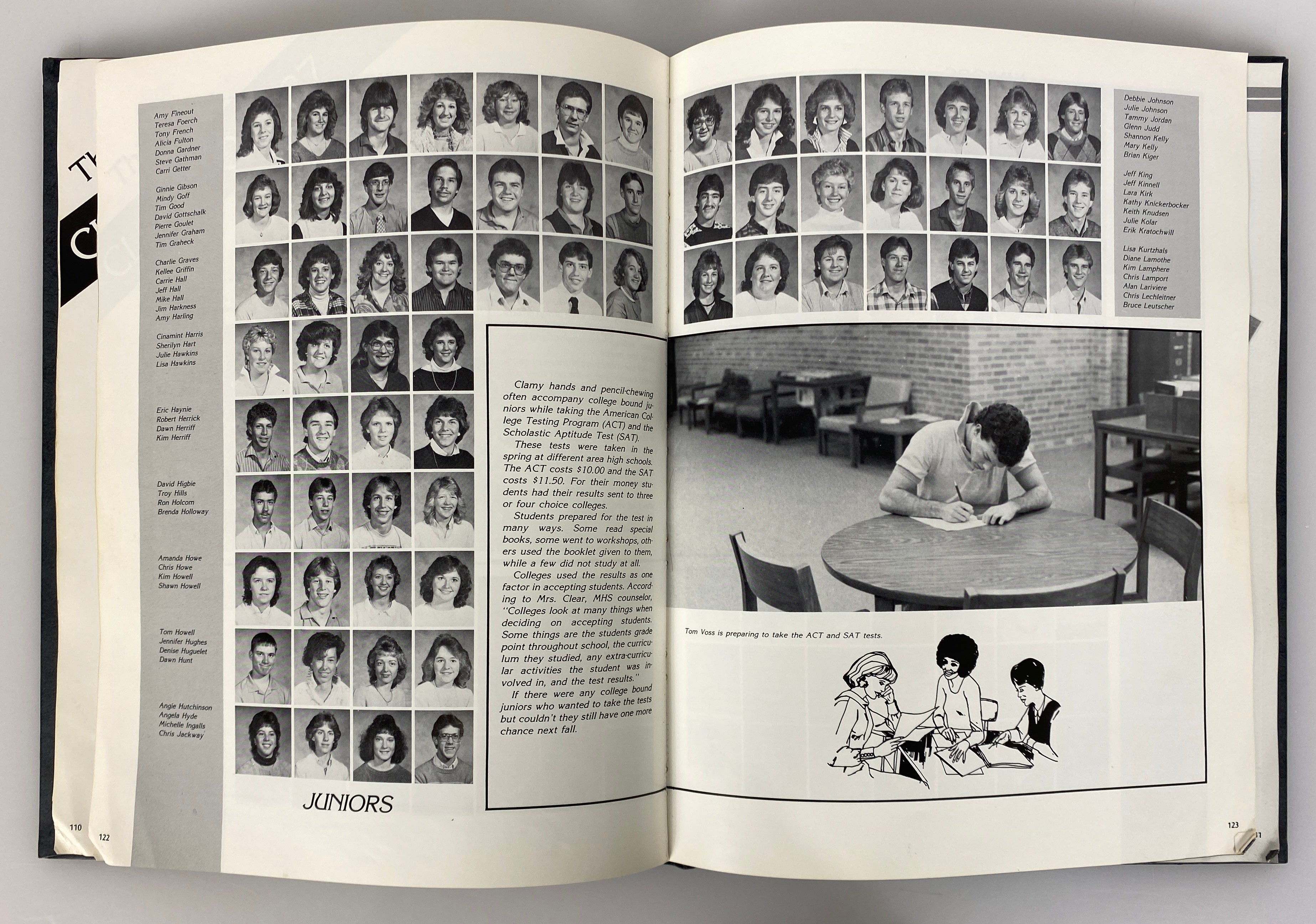 1986 Mason High School Yearbook "Anchora" Mason Michigan HC