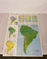 Lot of 4 Nat Geo Maps: West Indies/Central/South American/Mexico 1986-1994