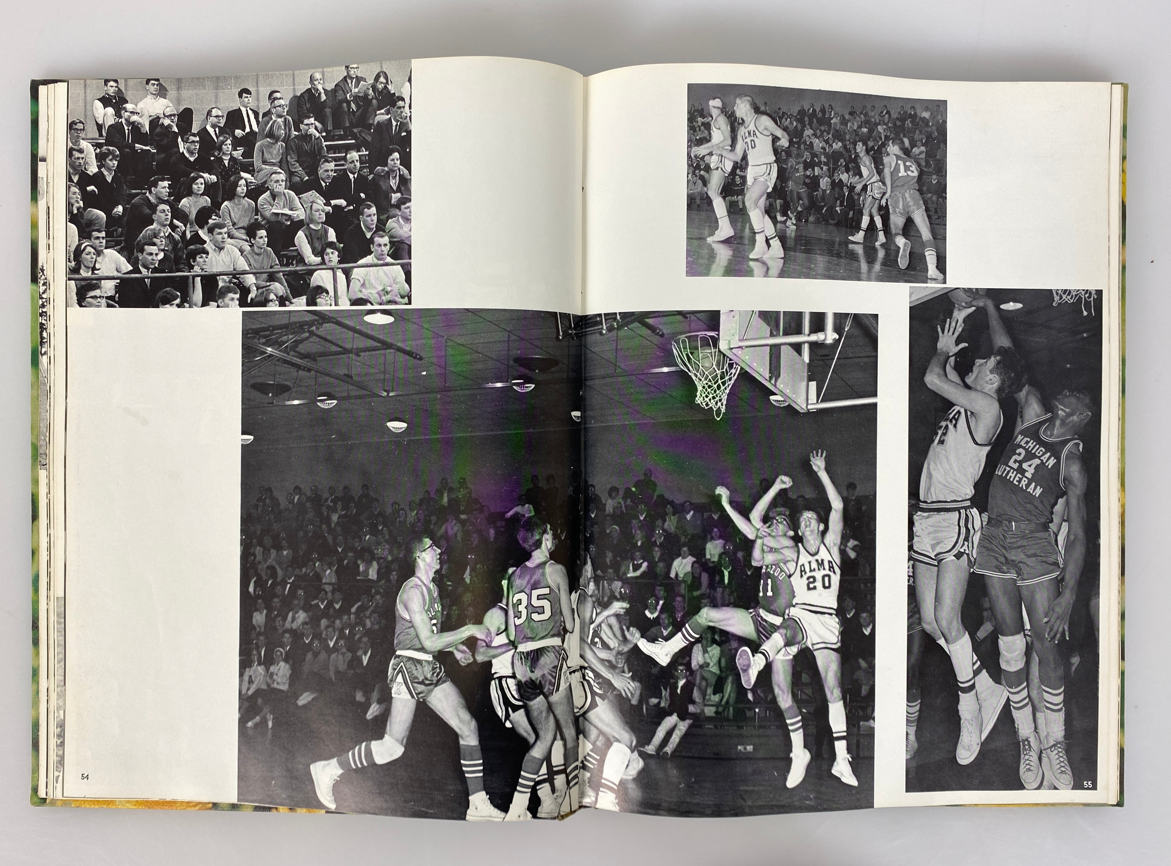 1967 Alma College "Scotsman" Yearbook Alma Michigan HC