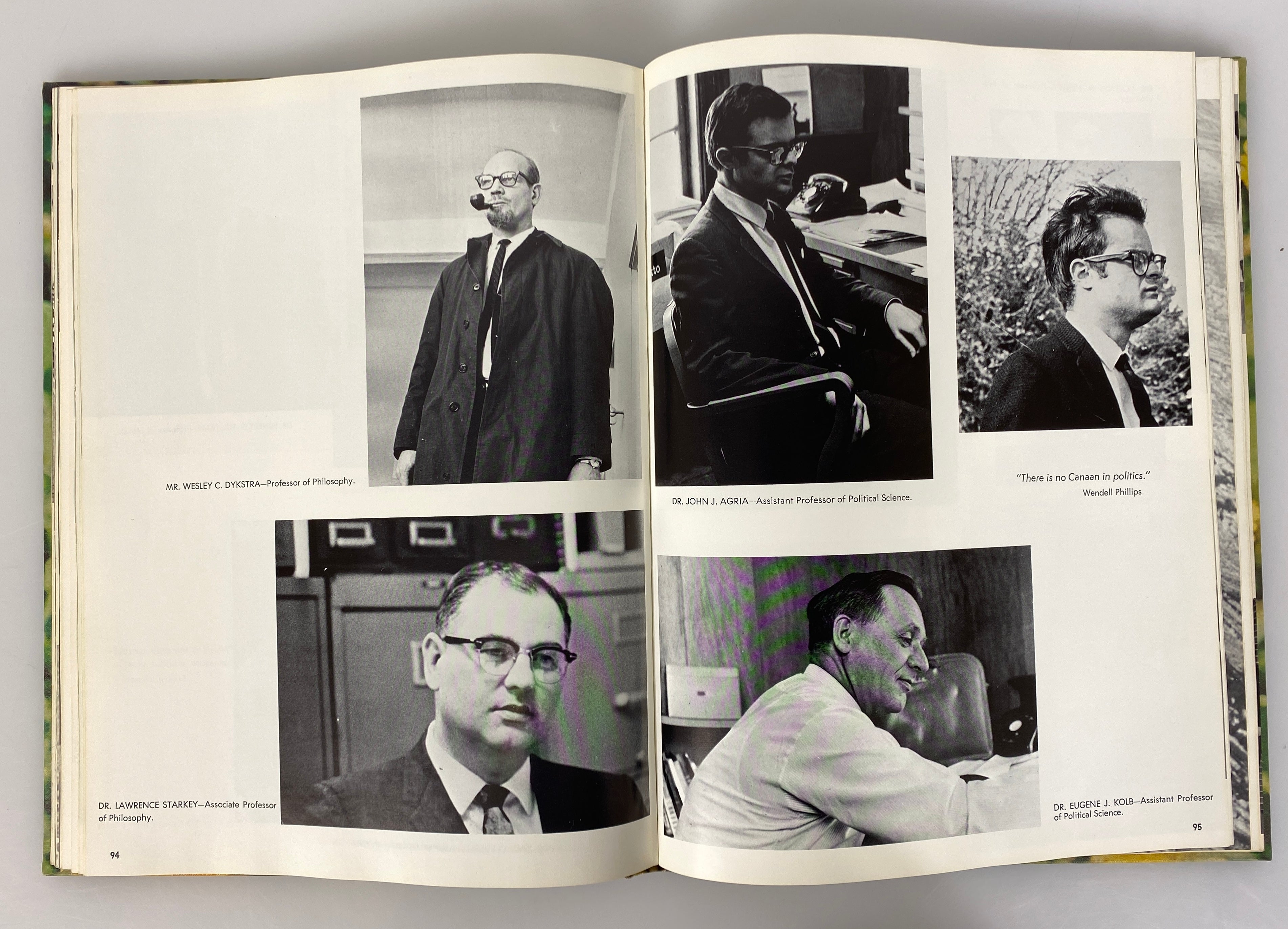 1967 Alma College "Scotsman" Yearbook Alma Michigan HC