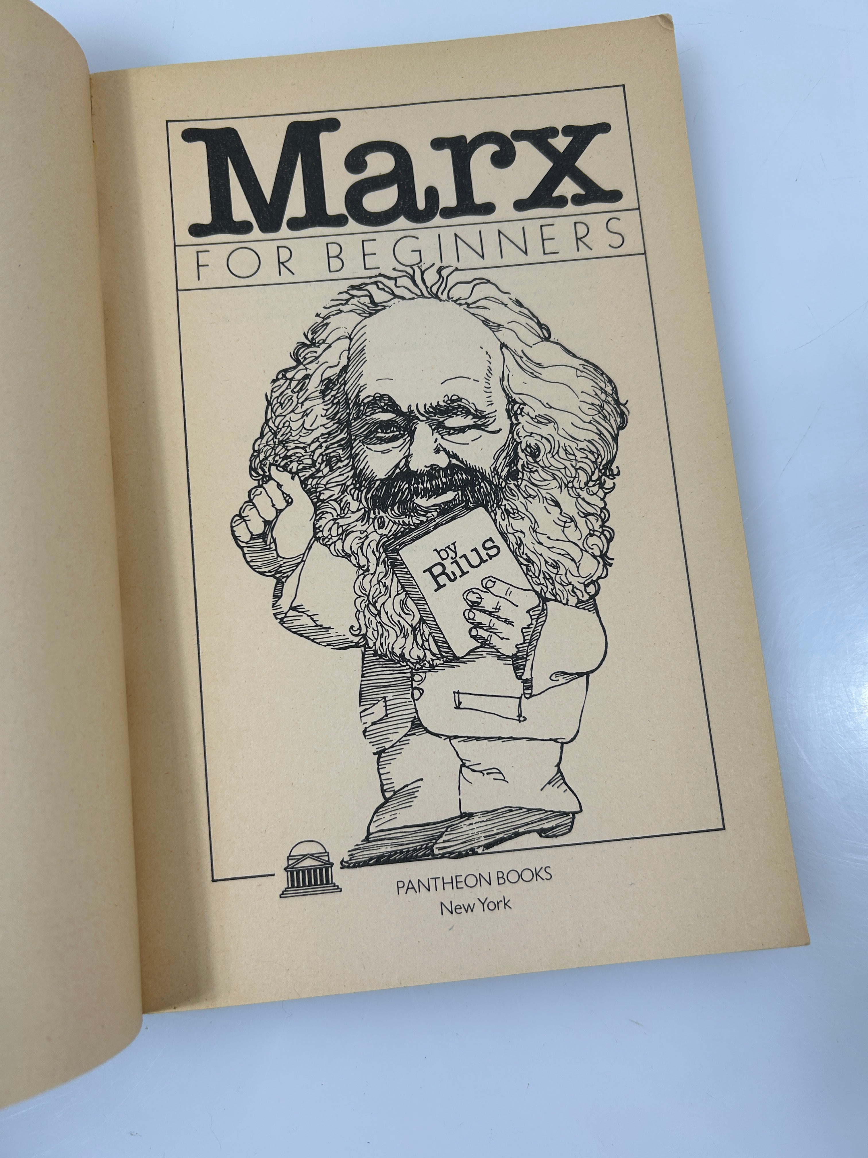 Marx for Beginners by Rius translated Richard Appignanesi 1976 Pantheon SC