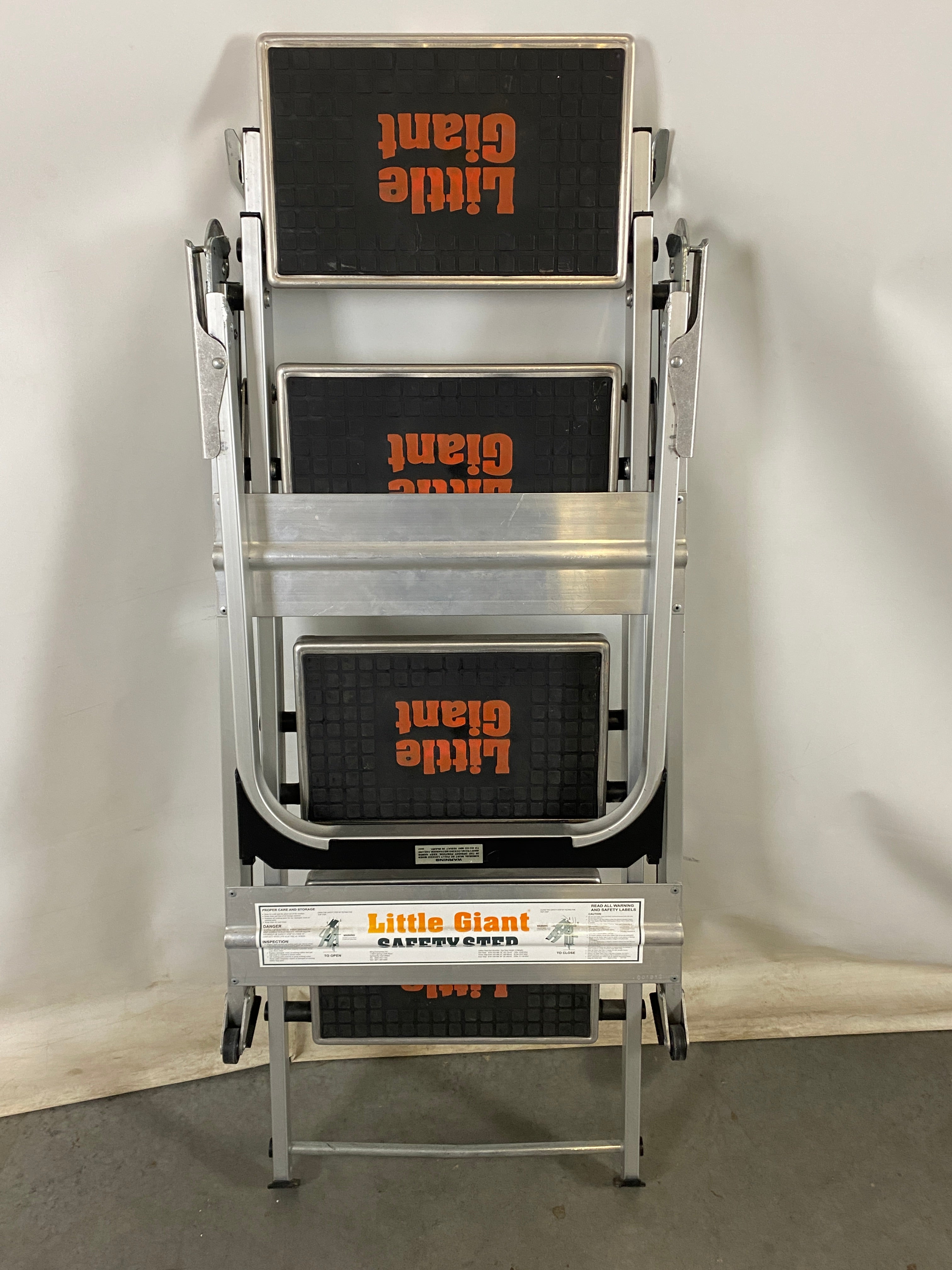 Little Giant Metal Safety Step Folding Ladder