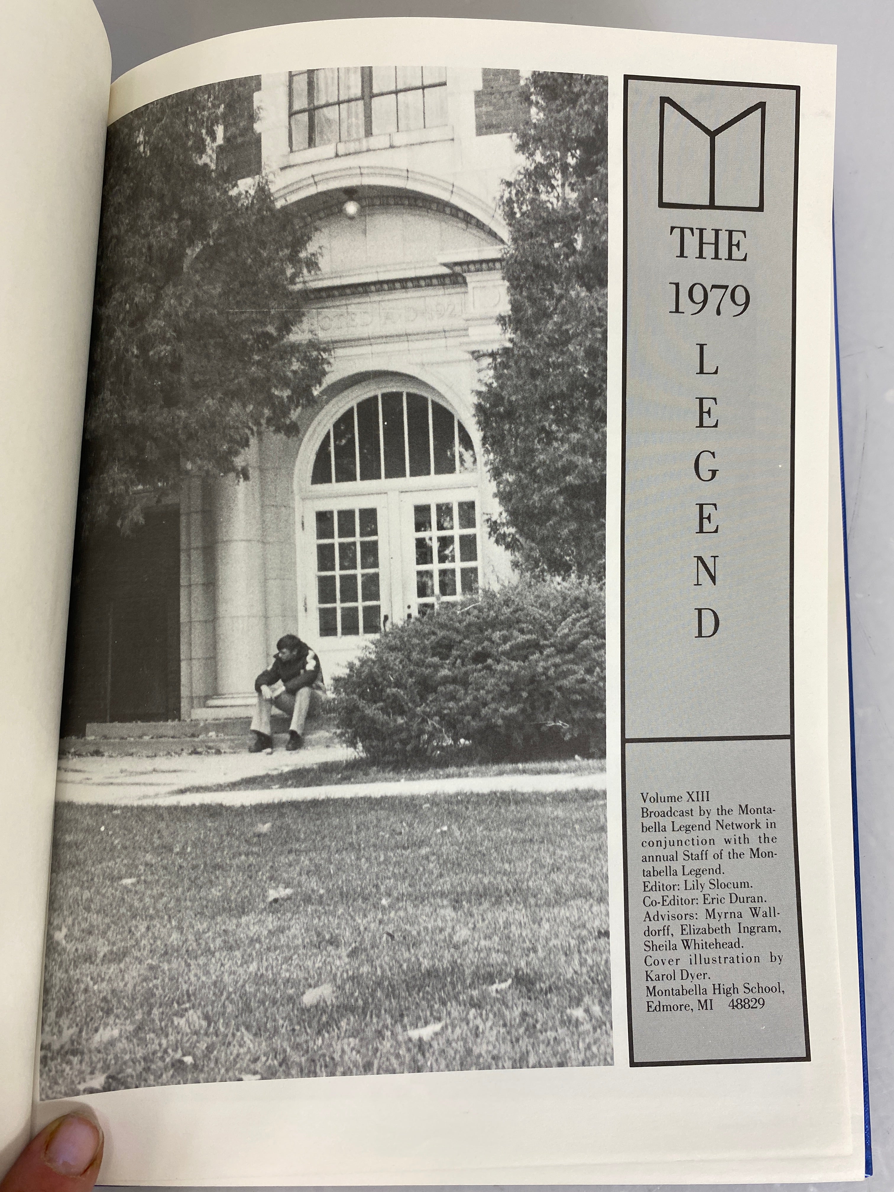 1979 Montabella High School Yearbook "Legend" Edmore Michigan