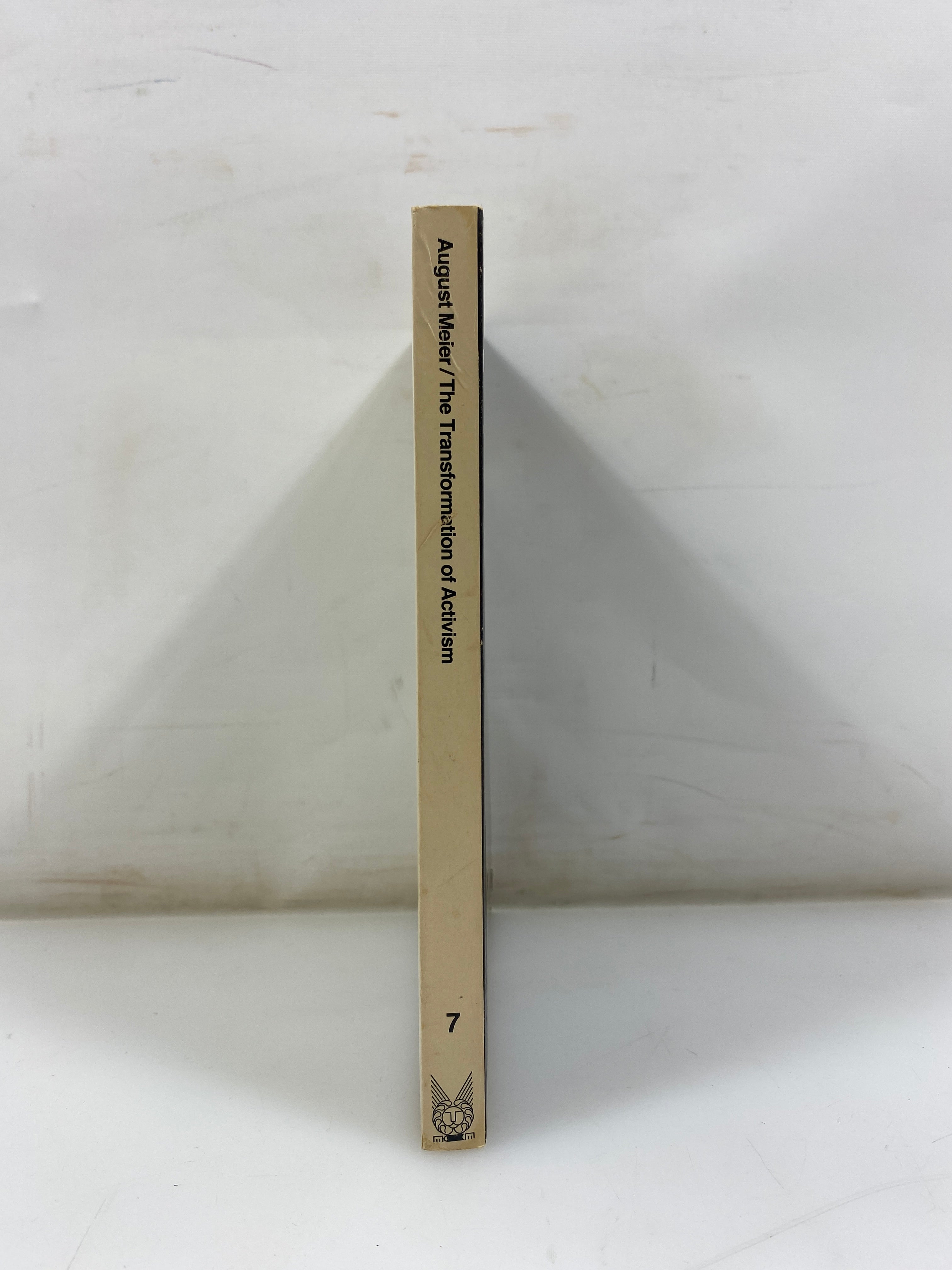 Black Experience The Transformation of Activism Meier 1970 SC