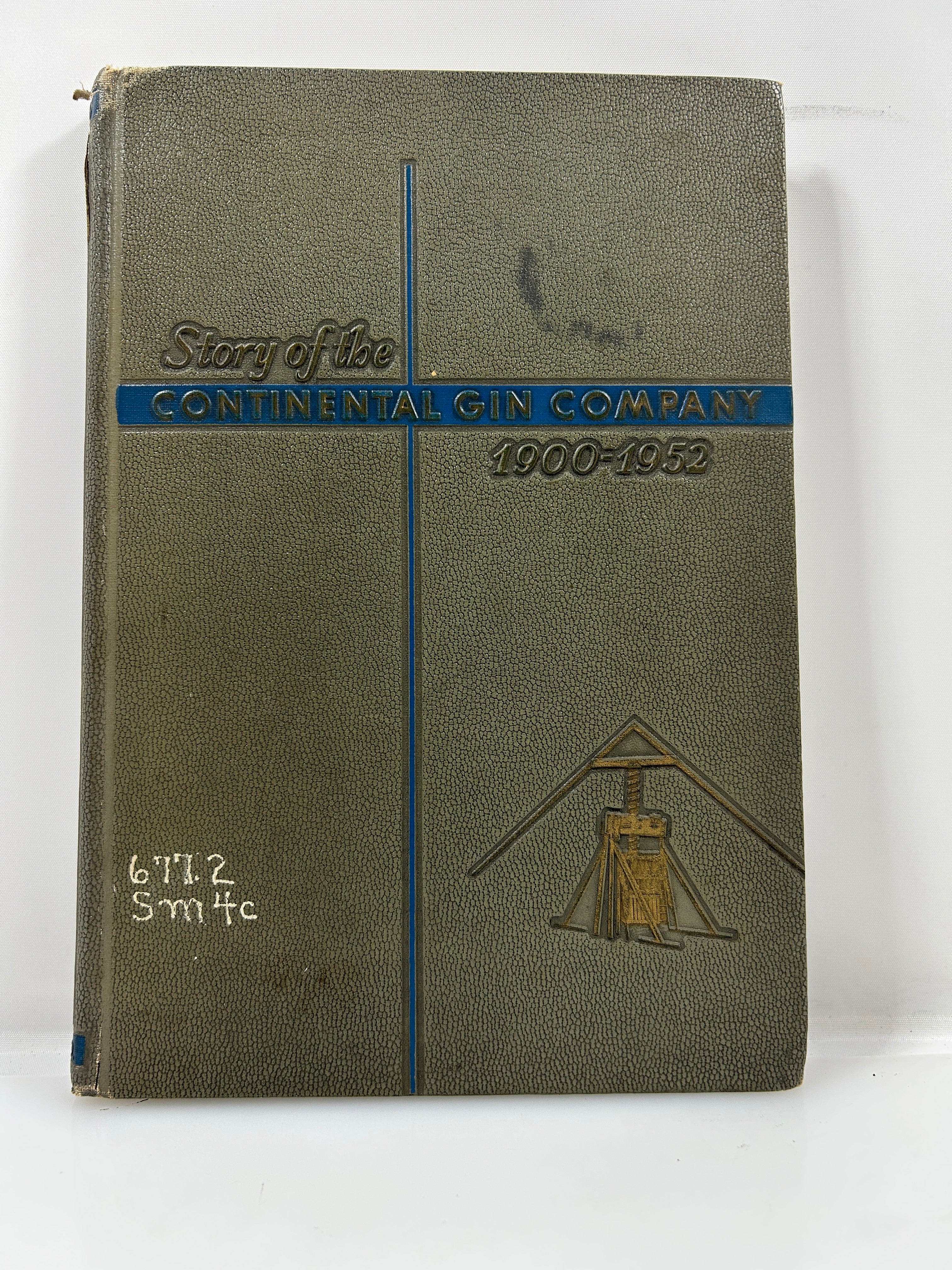 Story of the Continental Gin Company 1900-1952 Ex-Library HC