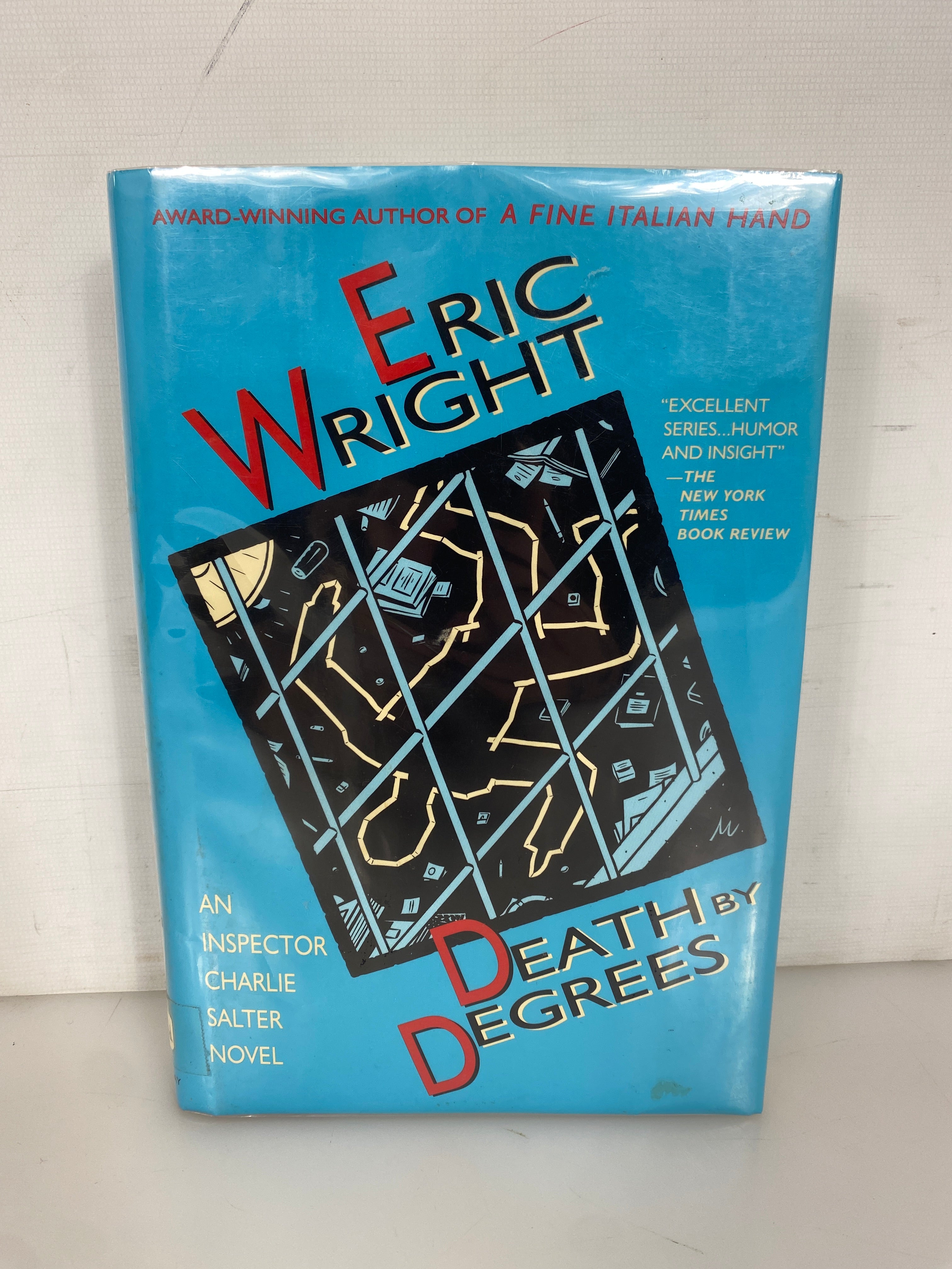 Death by Degrees by Eric Wright 1993 Signed HC DJ
