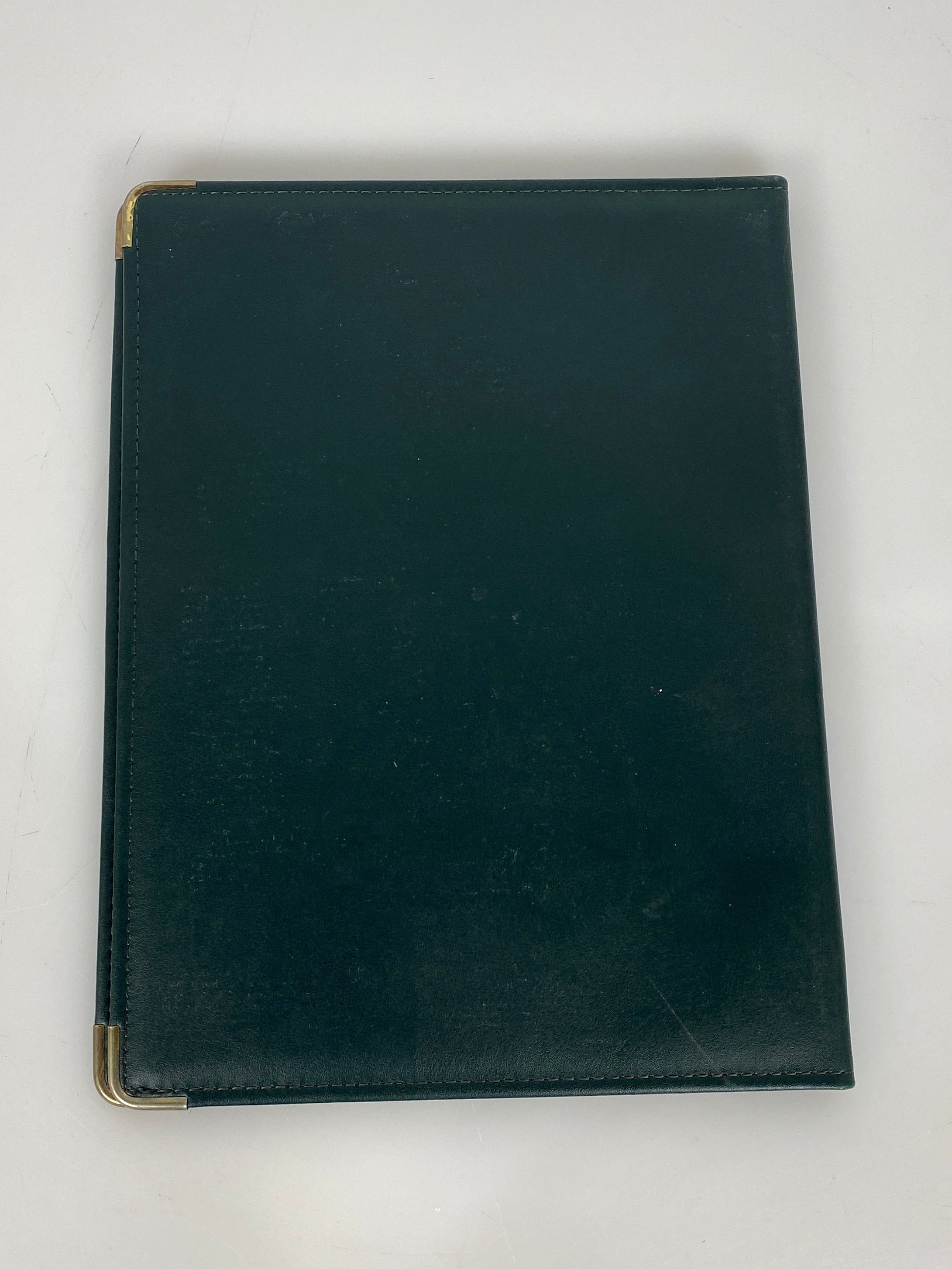 MSU Branded Black Leather Portfolio