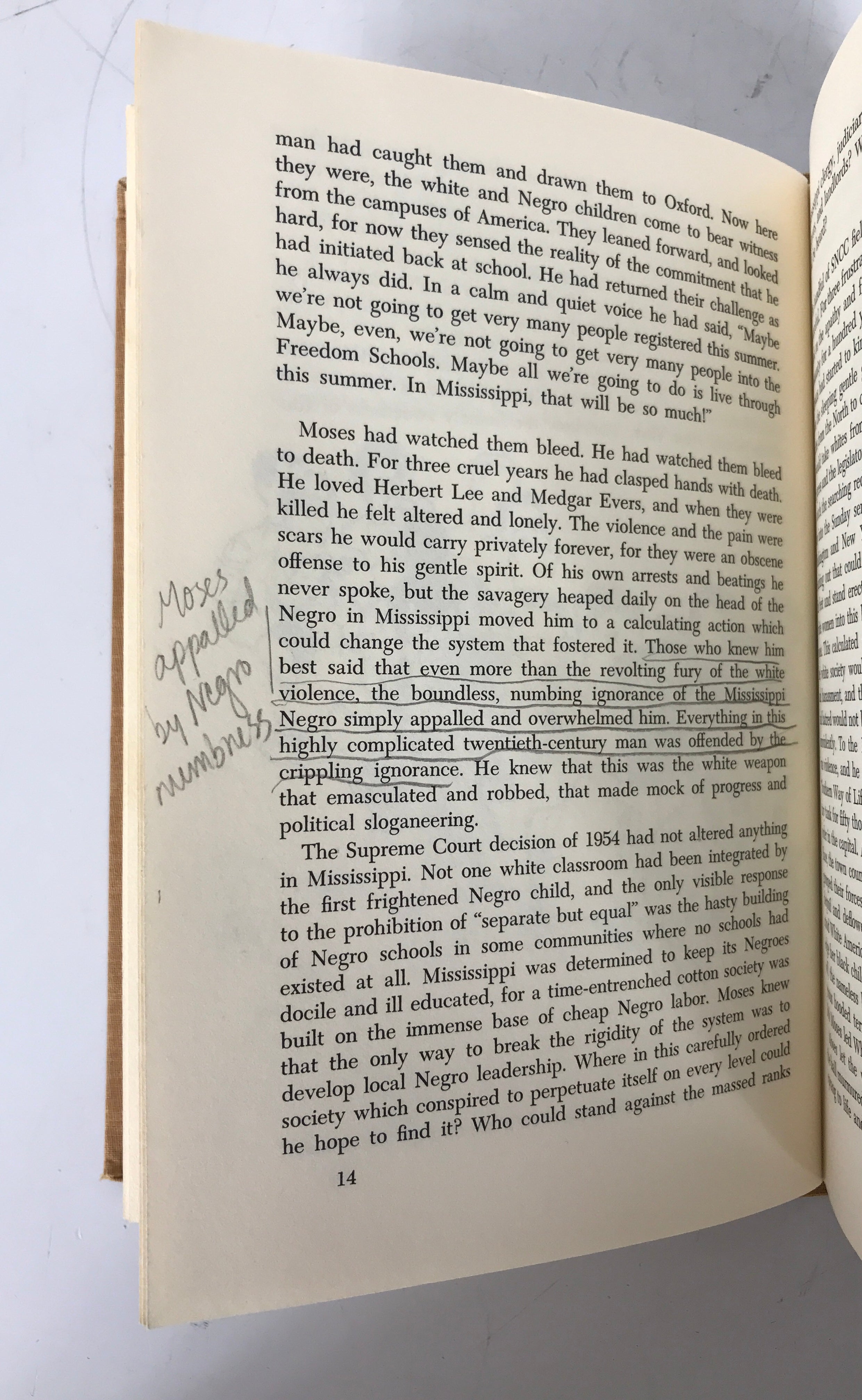 Stranger at the Gates Sugarman 1966 Summer In MS 1st, Ex-Library