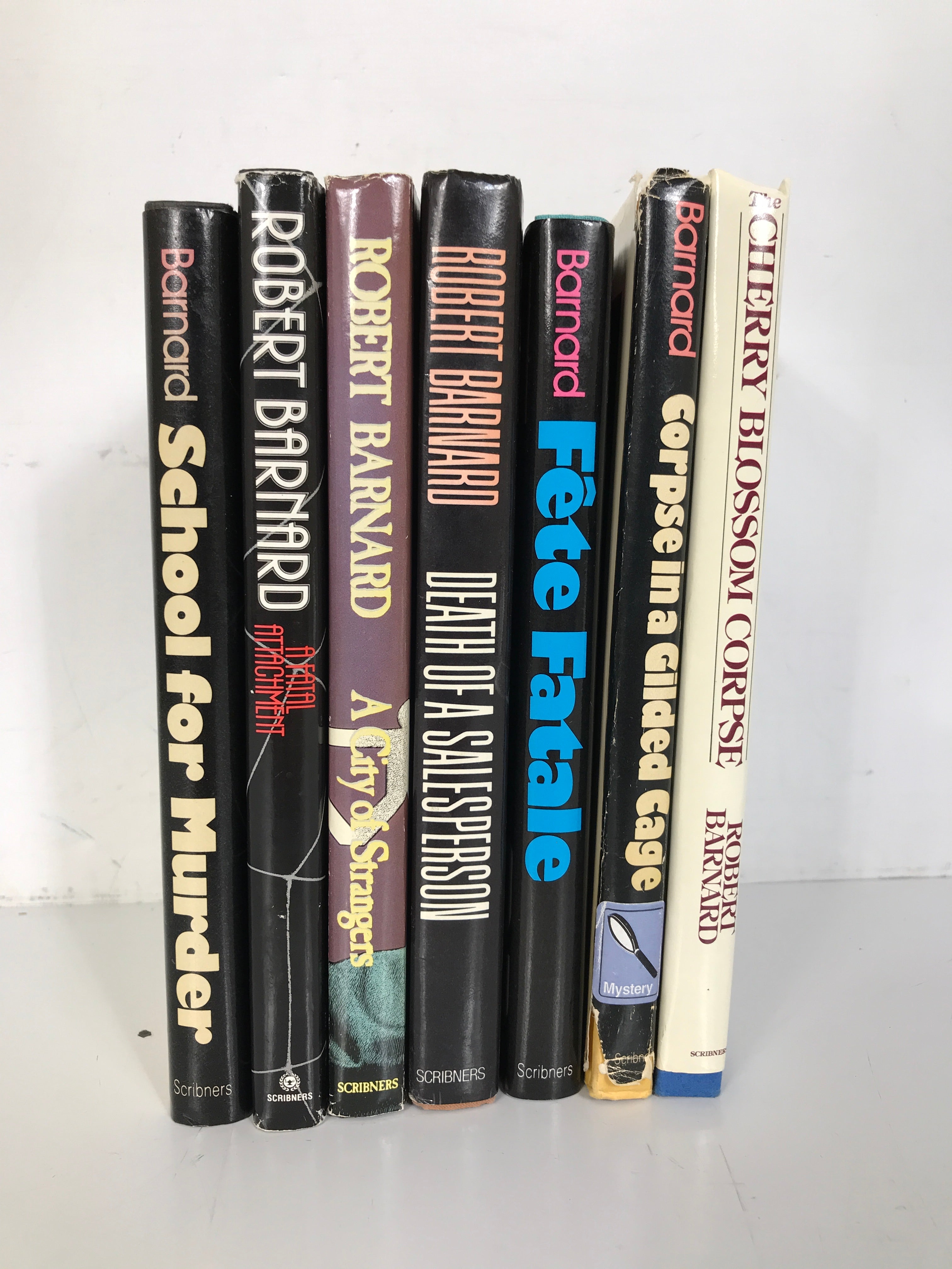 Lot of 7 Robert Barnard Mysteries HC DJ 1983-1992