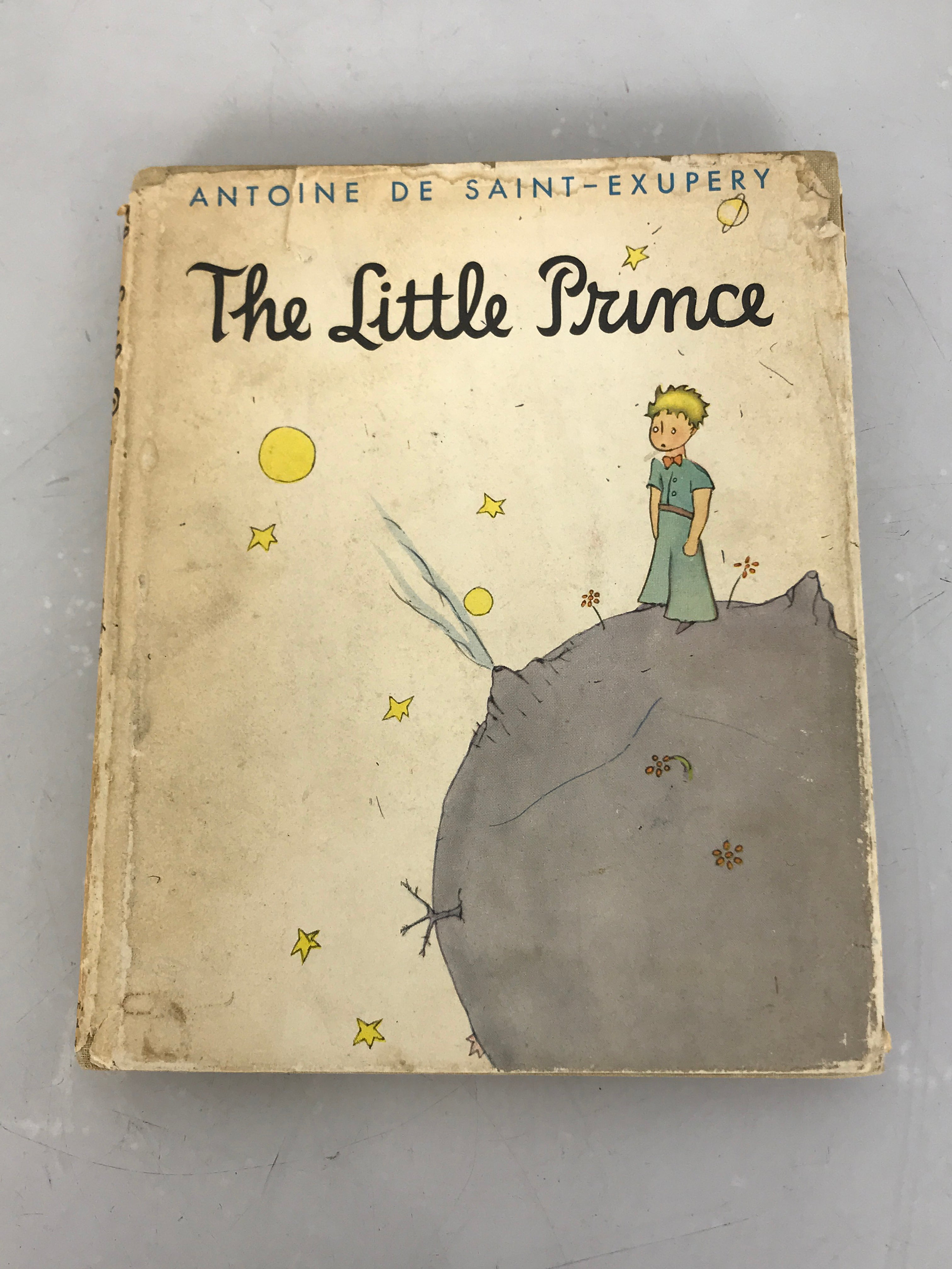 Early Edition of The Little Prince by Saint-Exupery 1943 Harcourt, Brace & World HC DJ