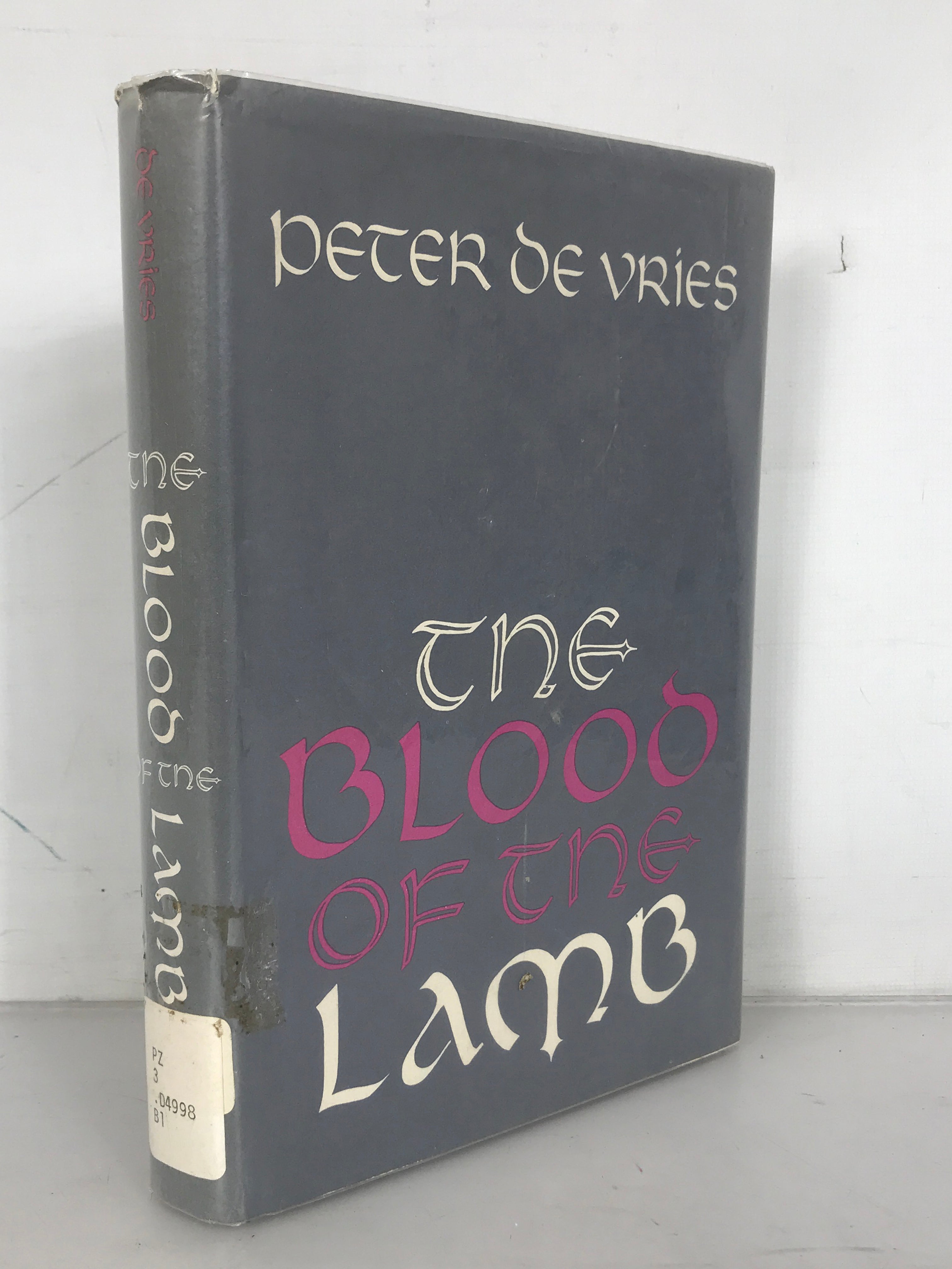 The Blood of the Lamb by Peter De Vries First Edition 1961 HC DJ