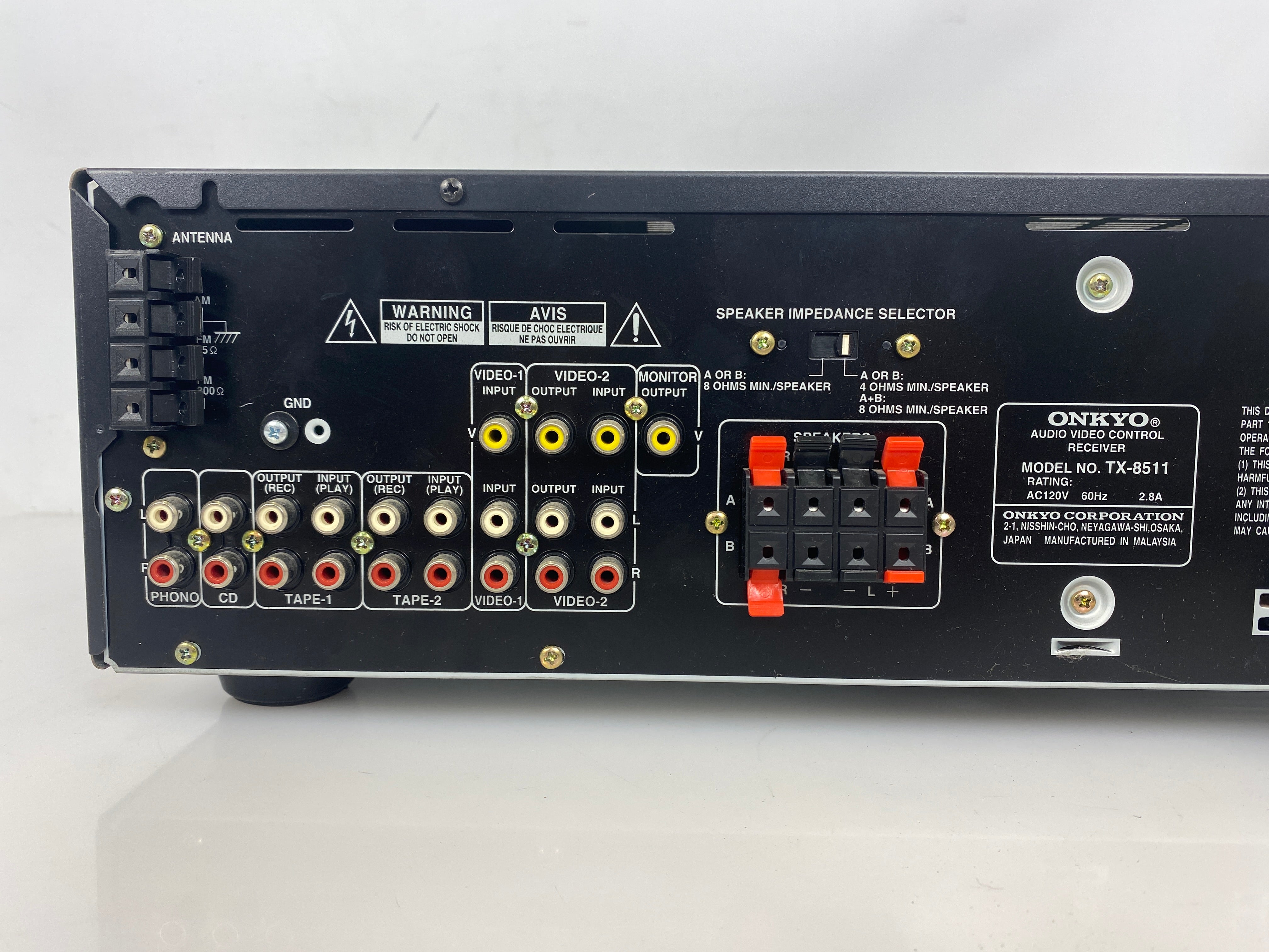 Onkyo TX-8511 Audio Video Control Receiver