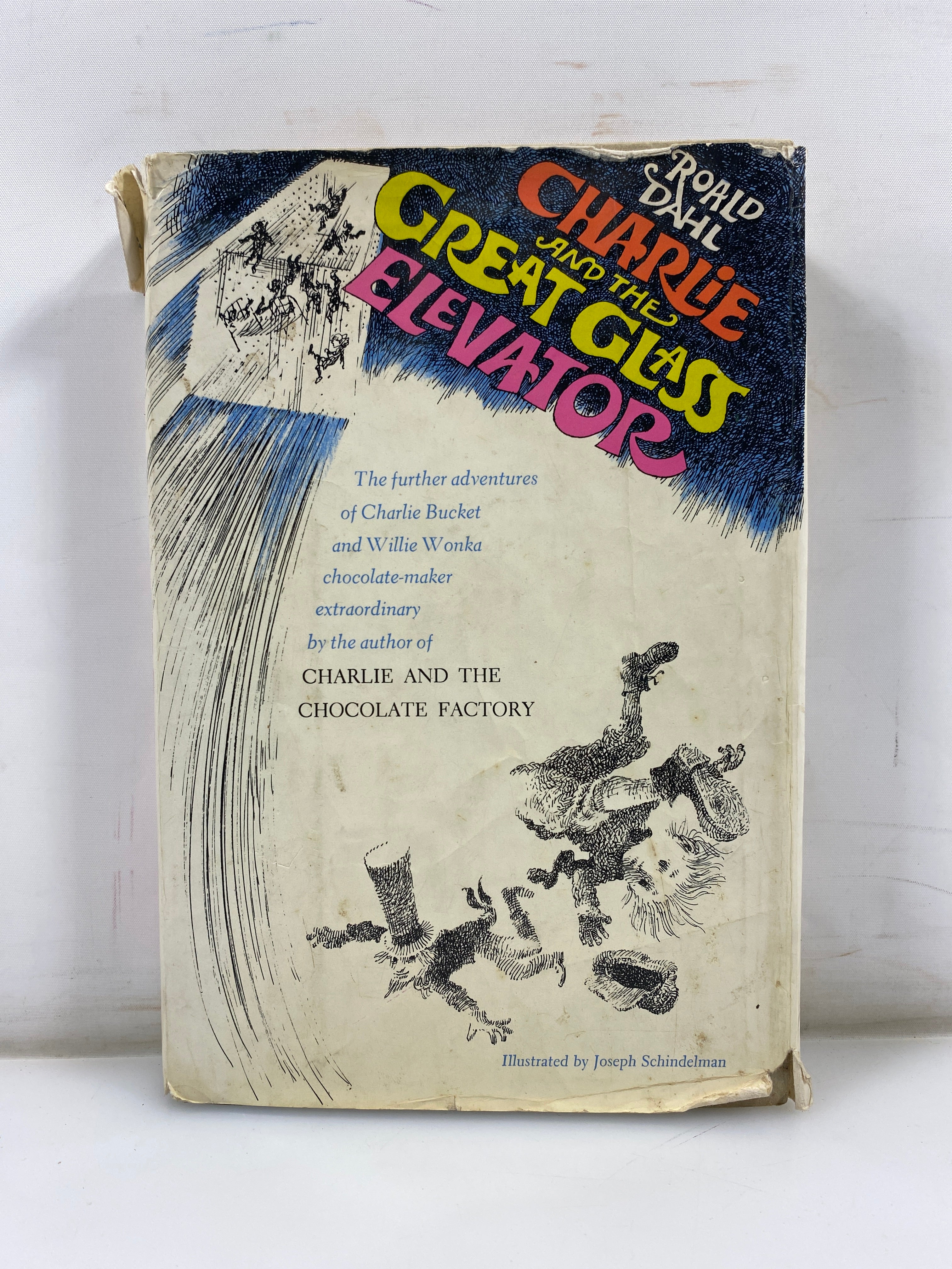 Charlie and the Great Glass Elevator by Roald Dahl 1972 HCDJ