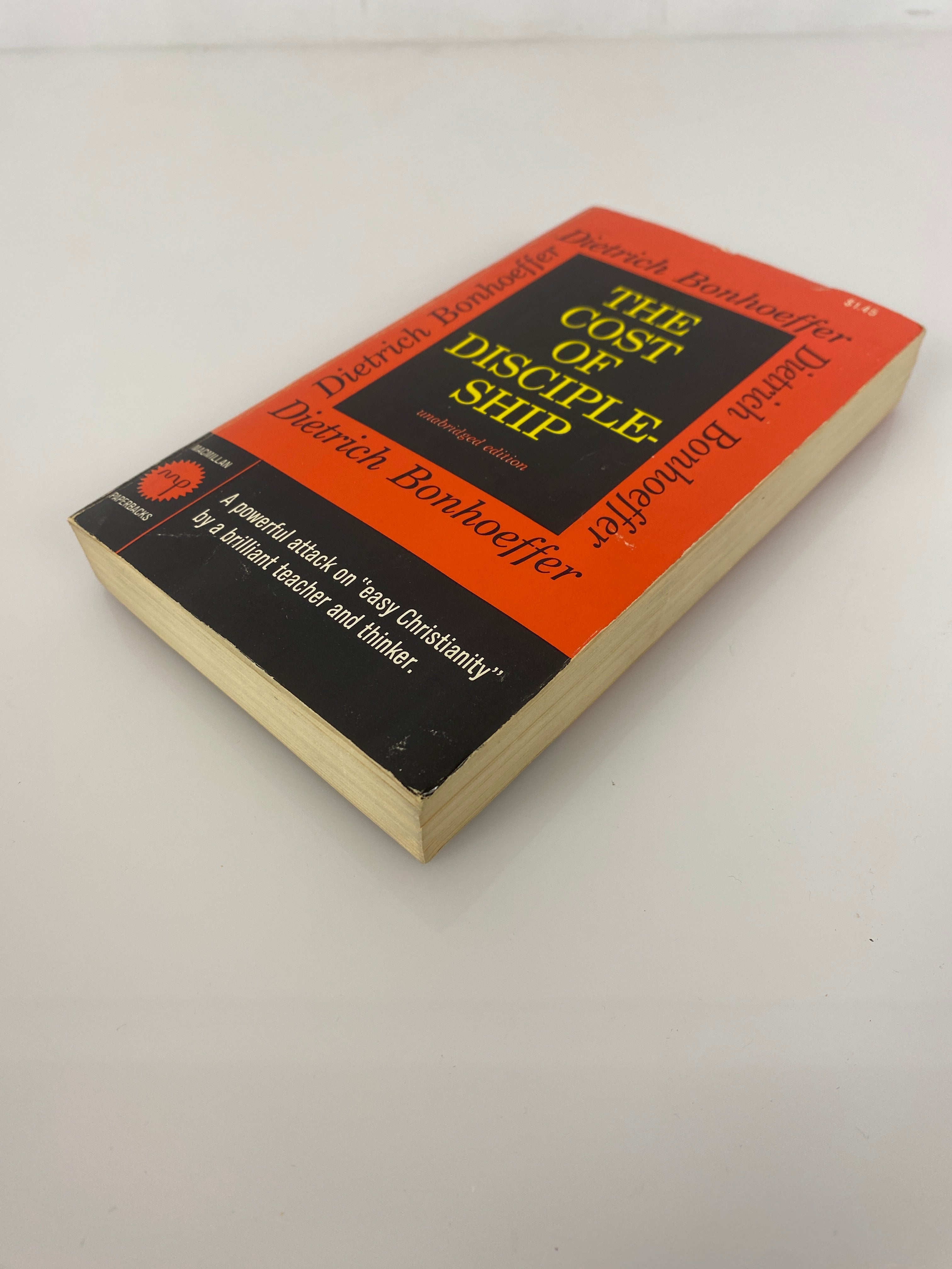 The Cost of Discipleship Dietrich Bonhoeffer Paperback 1963